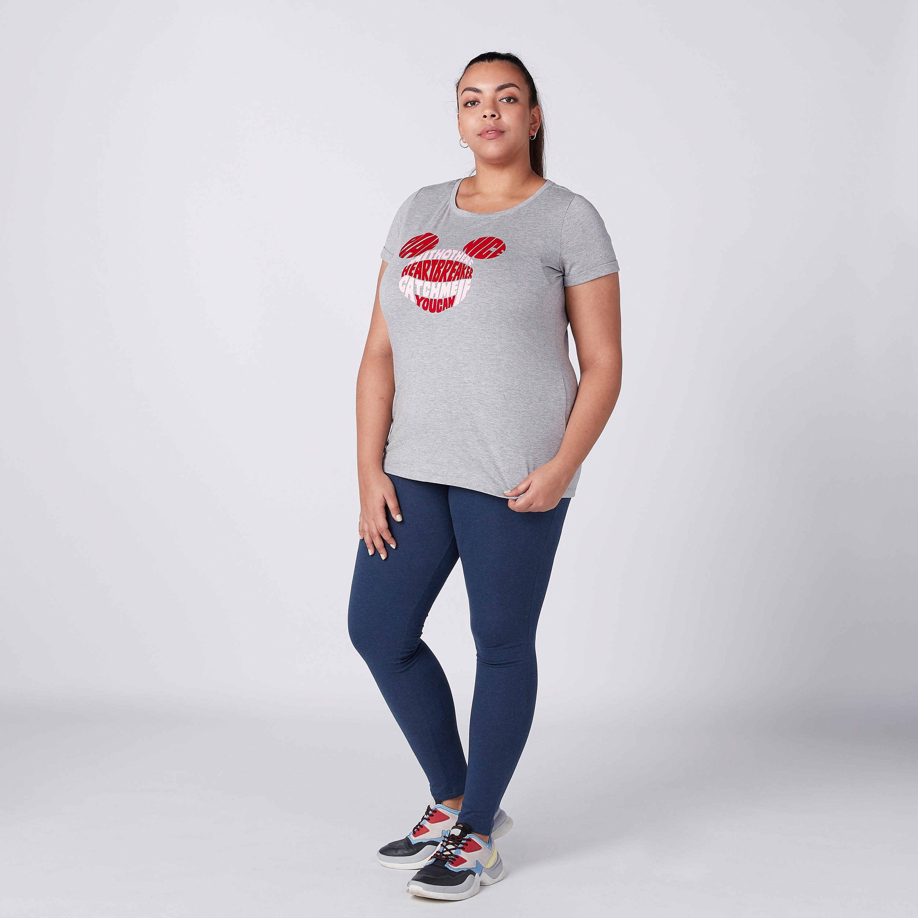 تيشيرت بياقة مستديرة وأكمام قصيرة وطبعات-women-clothing-tshirts-image-1