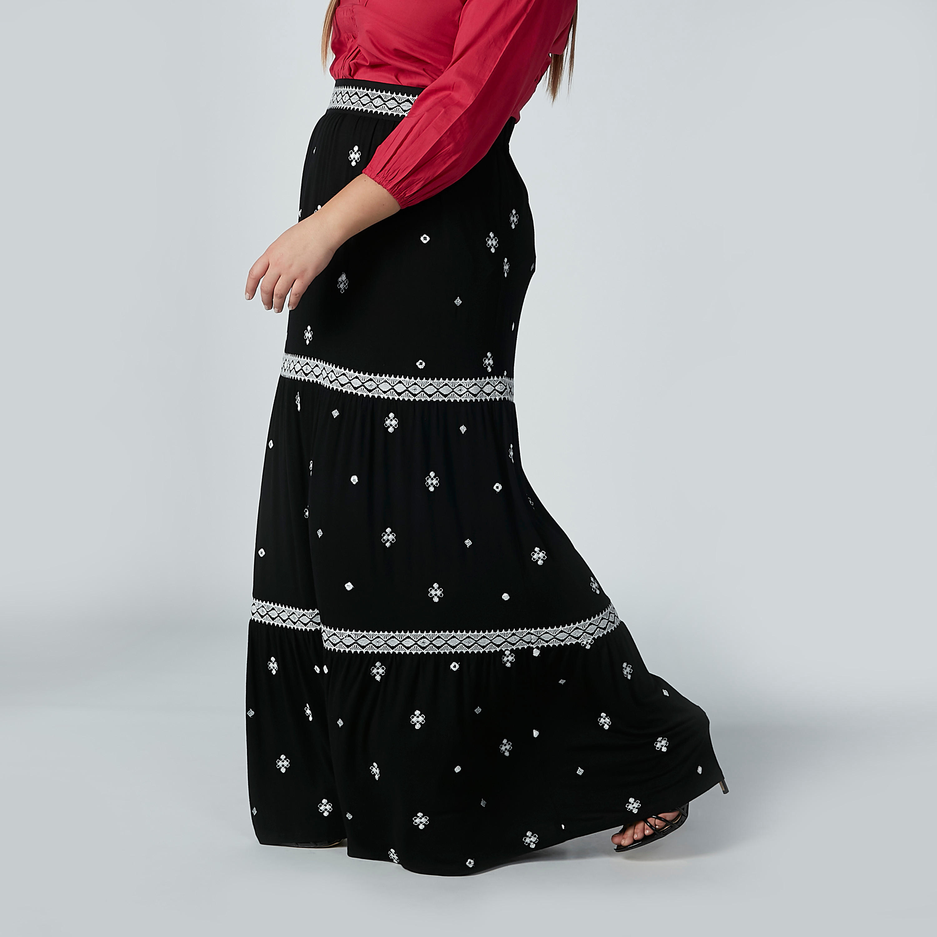 تنورة طويلة بخصر مطّاطي وطبعات-women-clothing-bottoms-skirts-image-4