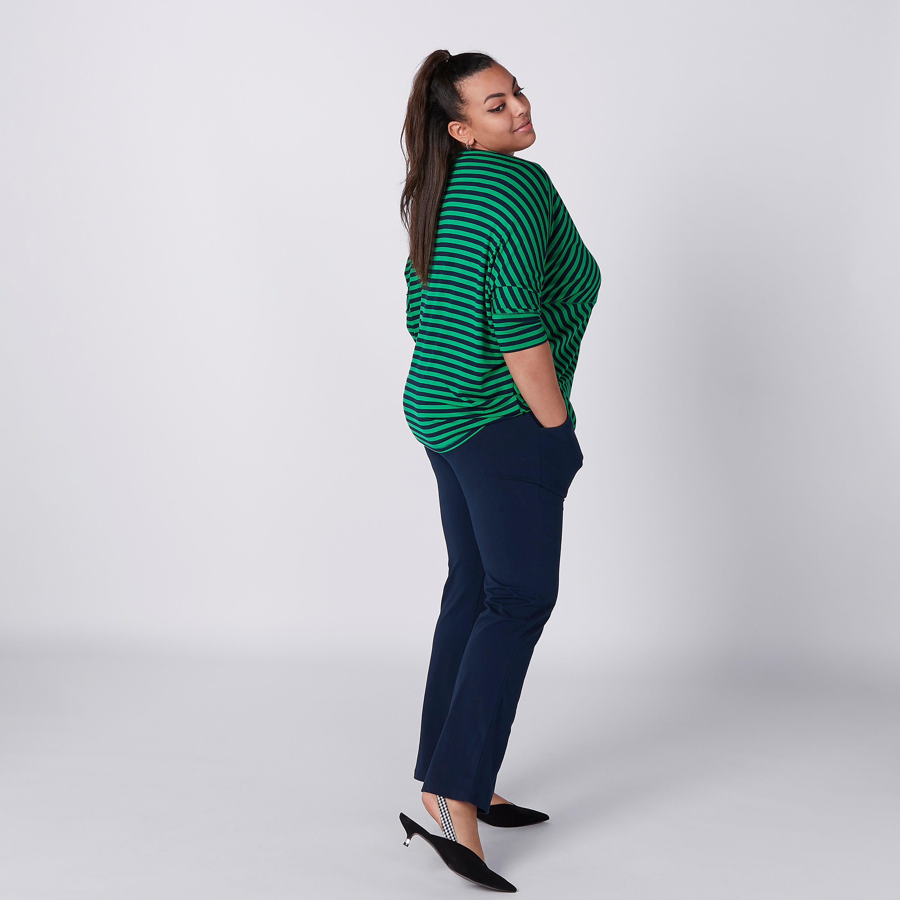 Striped Top with Round Neck-women-clothing-shirtsandblouses-blouses-image-3