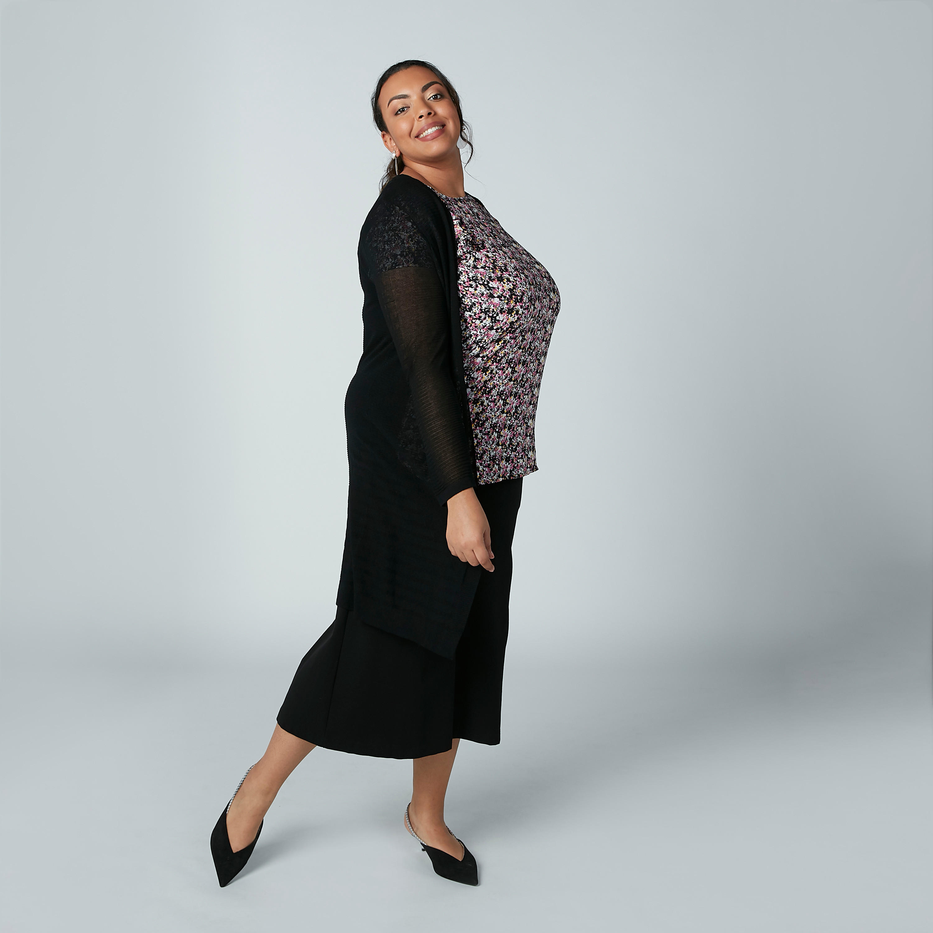 Textured Cardigan with Long Sleeves-women-winterwear-cardigansandjumpers-cardigans-image-1