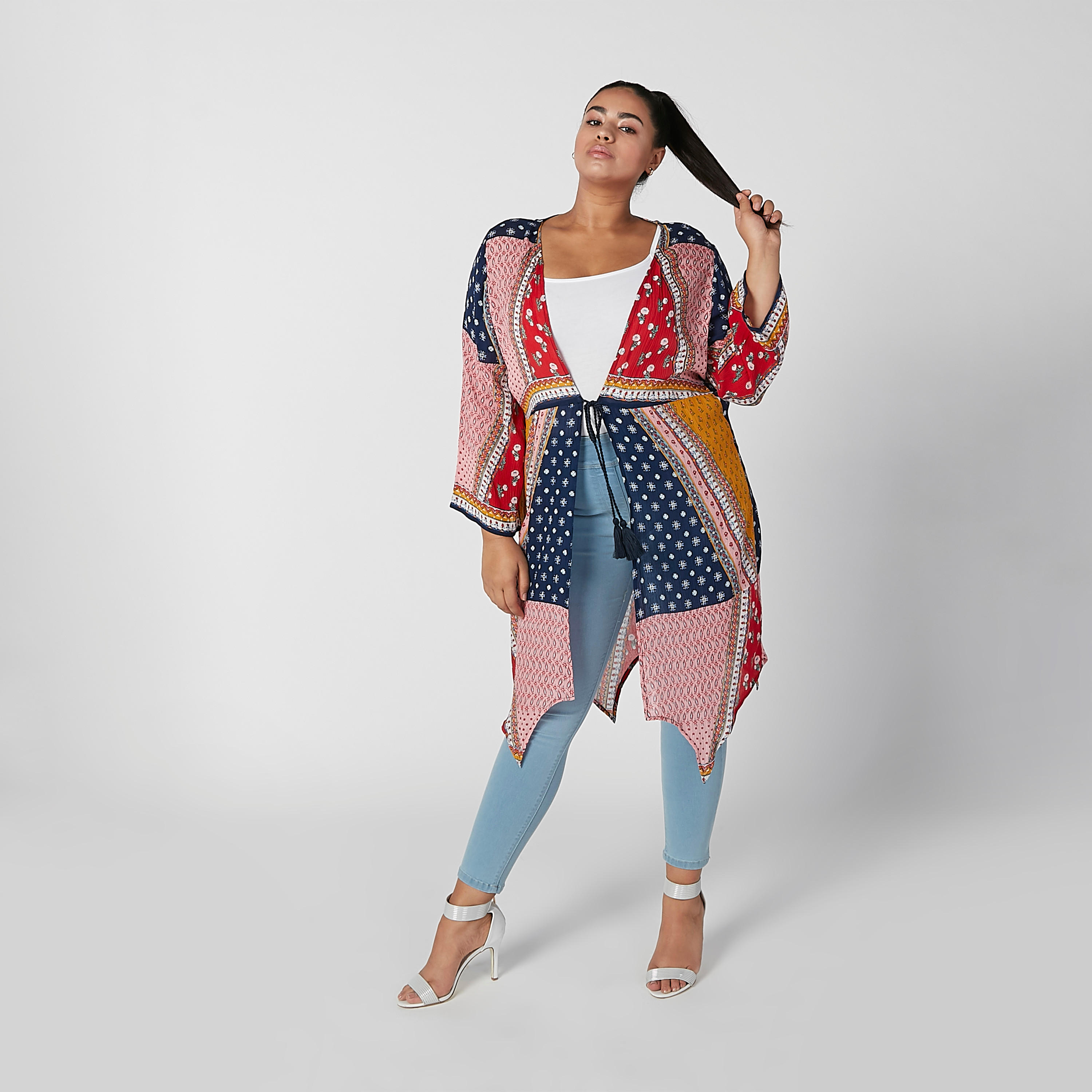 سترة بأكمام طويلة وأربطة وطبعات-women-winterwear-cardigansandjumpers-cardigans-image-1