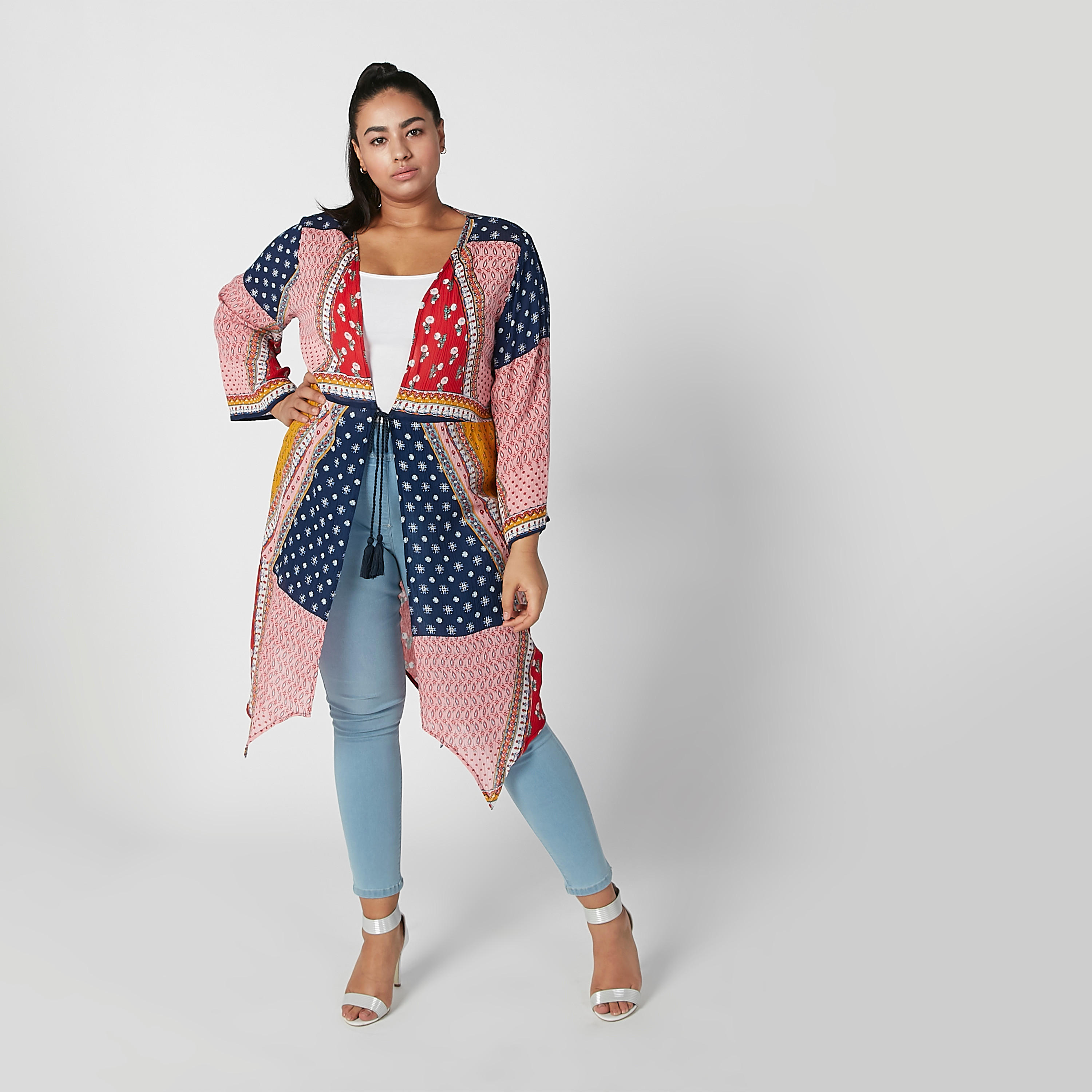 سترة بأكمام طويلة وأربطة وطبعات-women-winterwear-cardigansandjumpers-cardigans-image-4