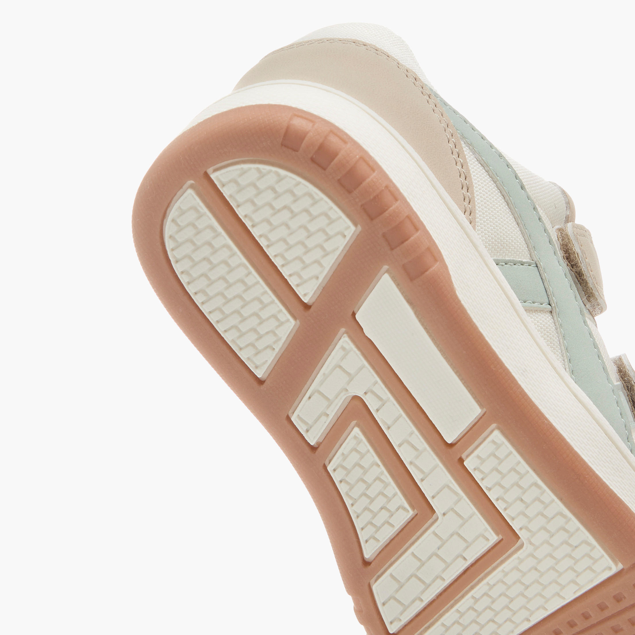 Juniors Panelled Sneakers with Hook and Loop Closure-boys-shoes-sneakers-image-4