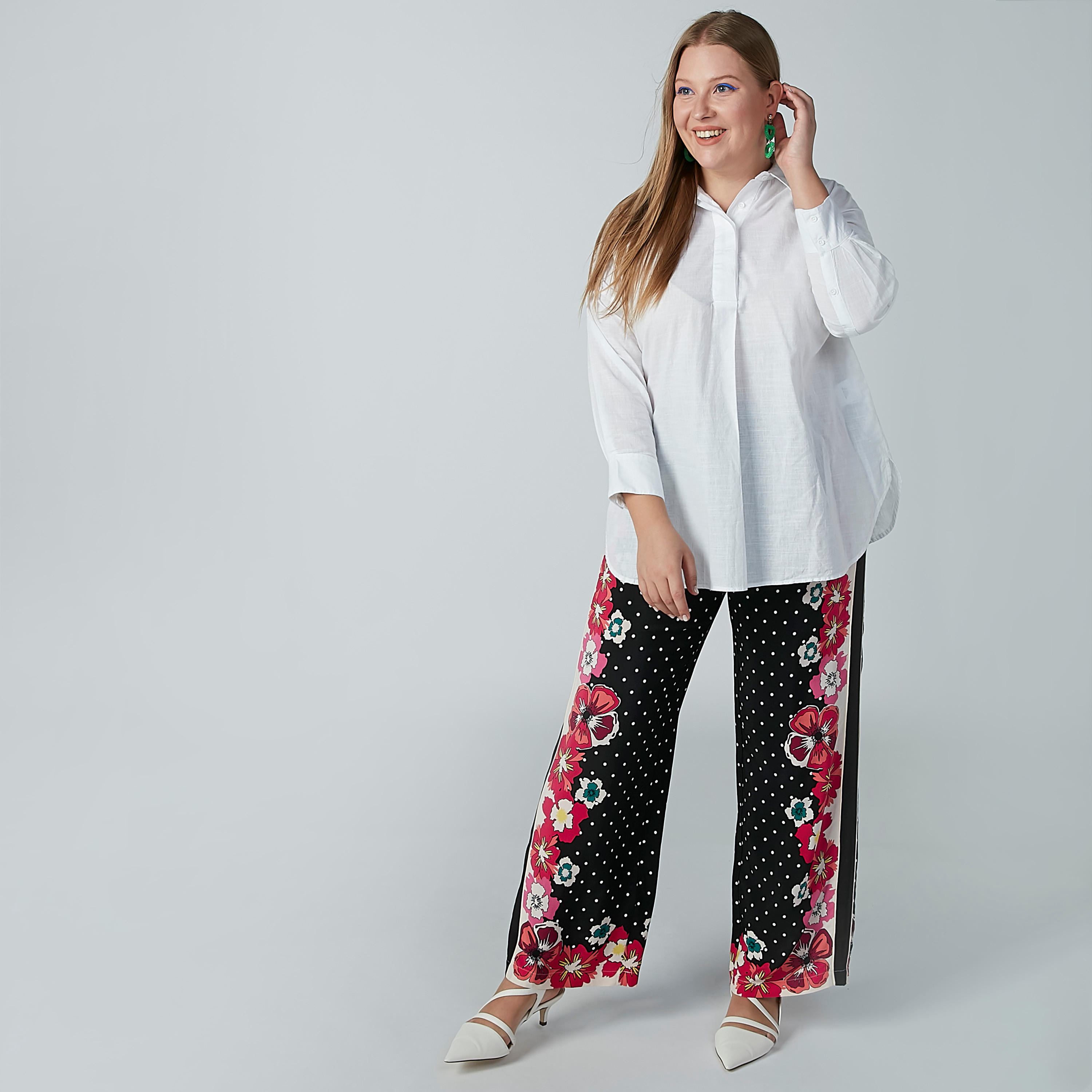 Embroidered Longline Shirt with Long Sleeves-women-clothing-shirtsandblouses-blouses-image-1