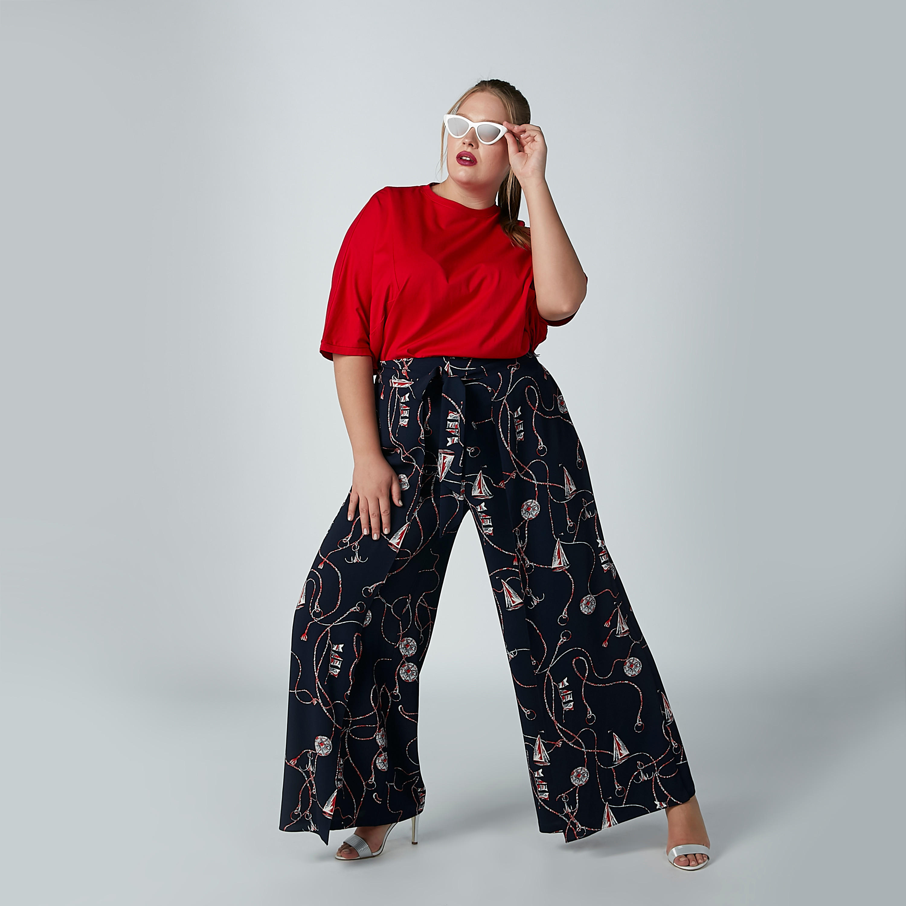 Solid Top with Crew Neck and Short Sleeves-women-clothing-shirtsandblouses-blouses-image-10