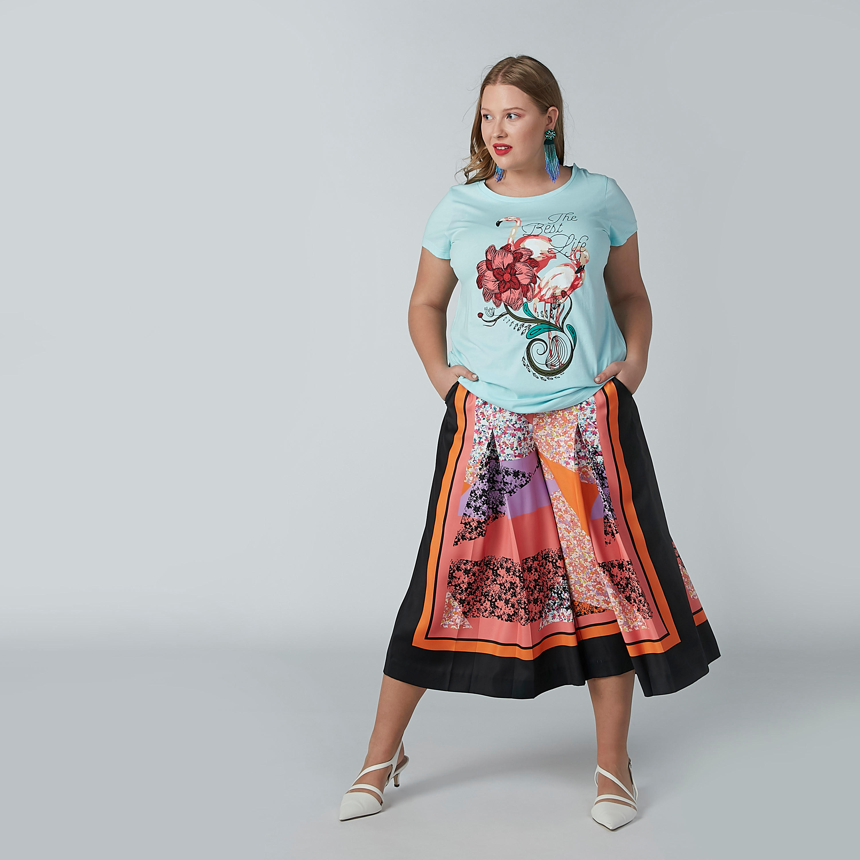 تيشيرت بياقة مستديرة وأكمام قصيرة وطبعات-women-clothing-tshirts-image-2