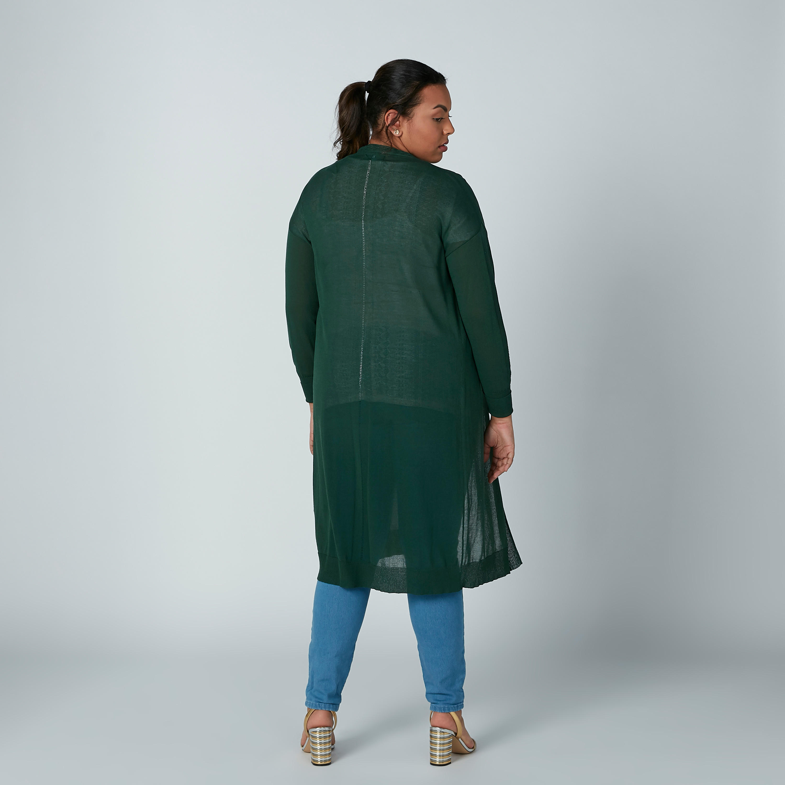 سترة بقصّة مستقيمة وأكتاف منسدلة وأكمام طويلة-women-winterwear-cardigansandjumpers-cardigans-image-3