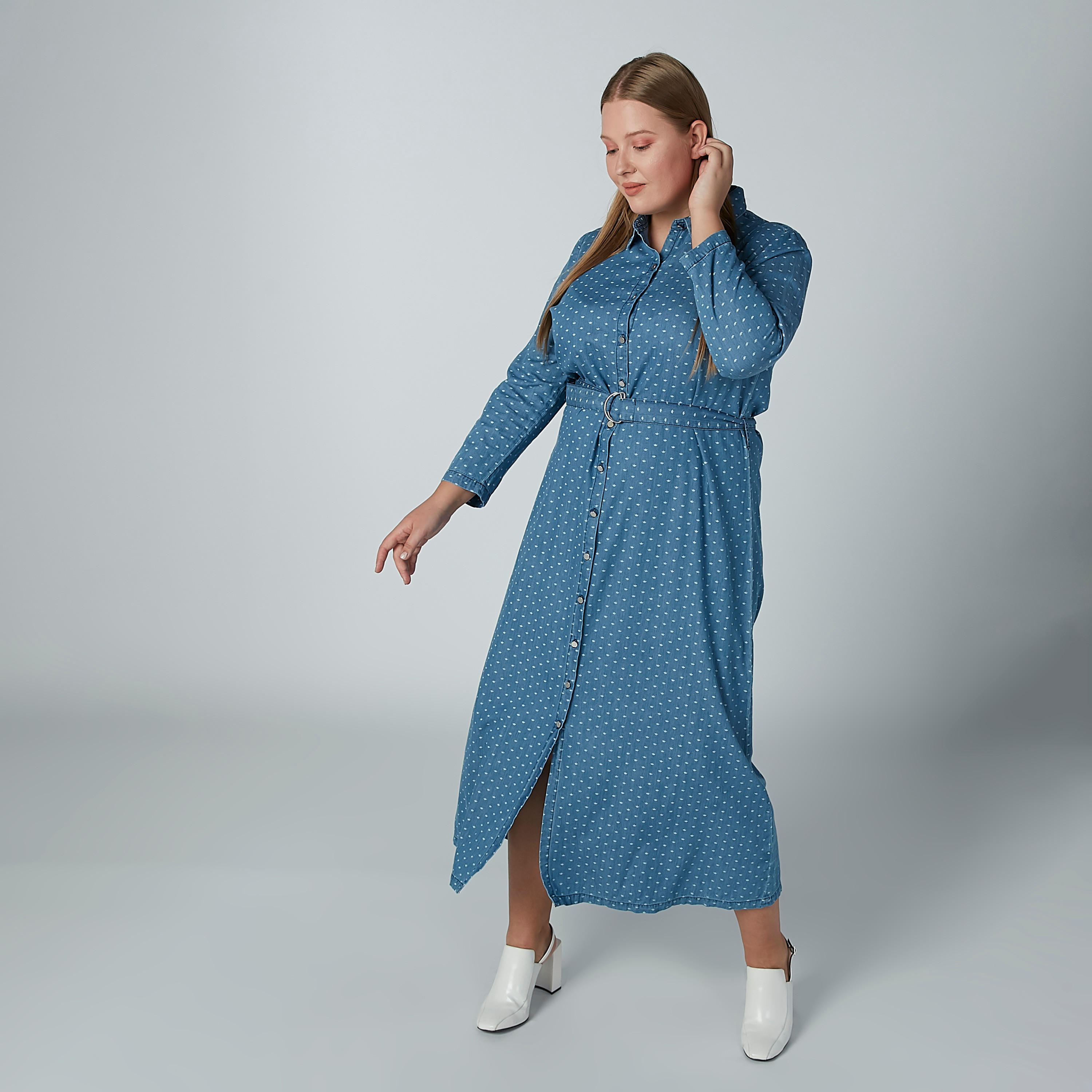 فستان قميص مستدام طويل بأكمام طويلة وطبعات-women-clothing-dresses-image-3