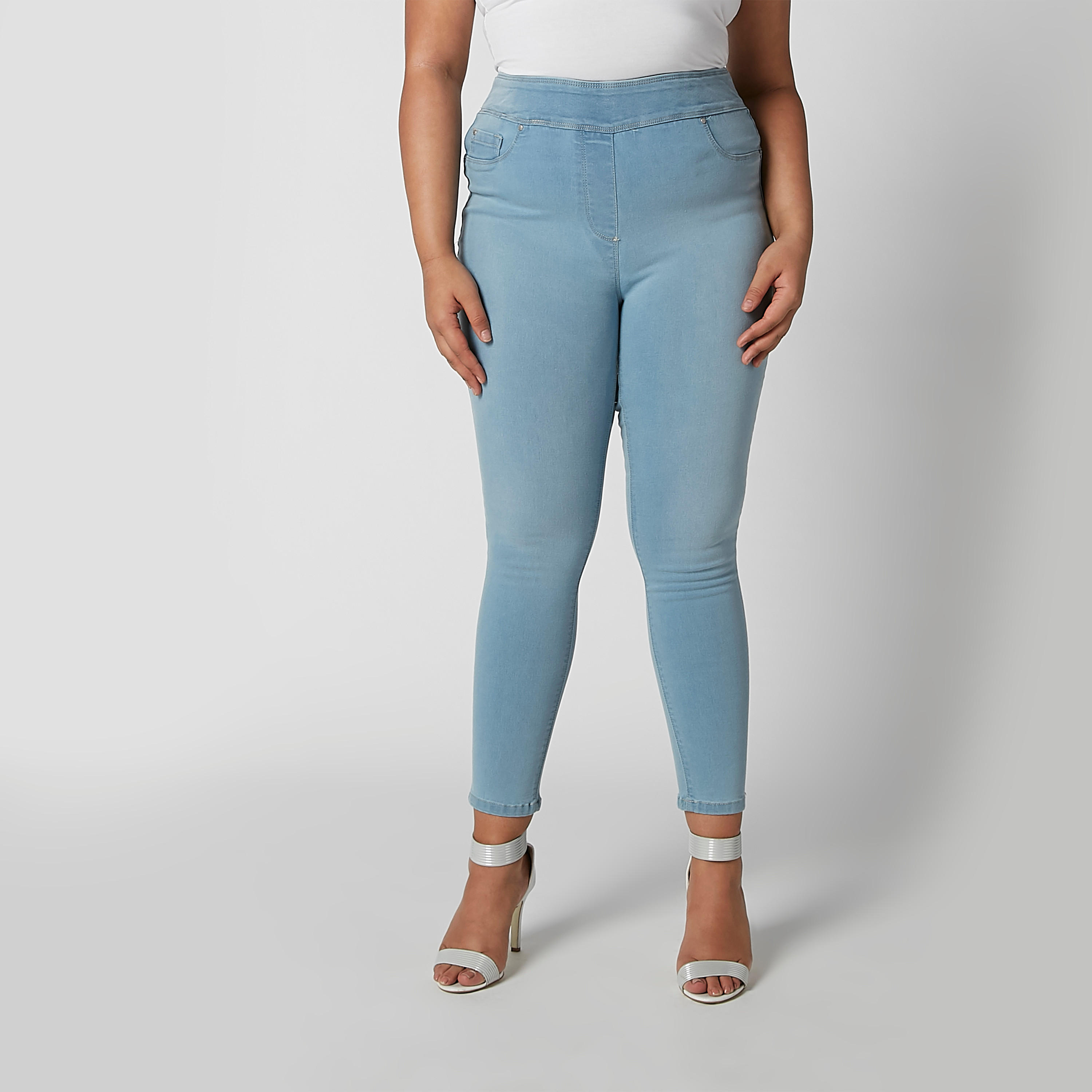 بنطال جينز ضيّق بجيوب-women-clothing-bottoms-leggings-image-1