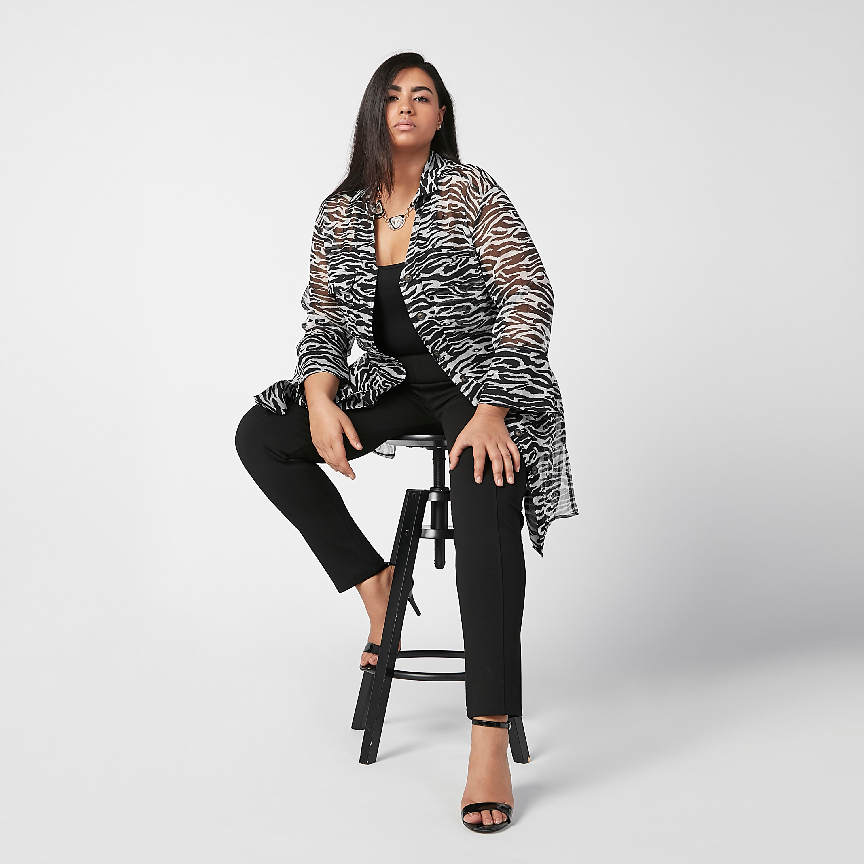 تونيك بأكمام طويلة وأربطة وطبعات حيوانات-women-clothing-shirtsandblouses-blouses-image-2