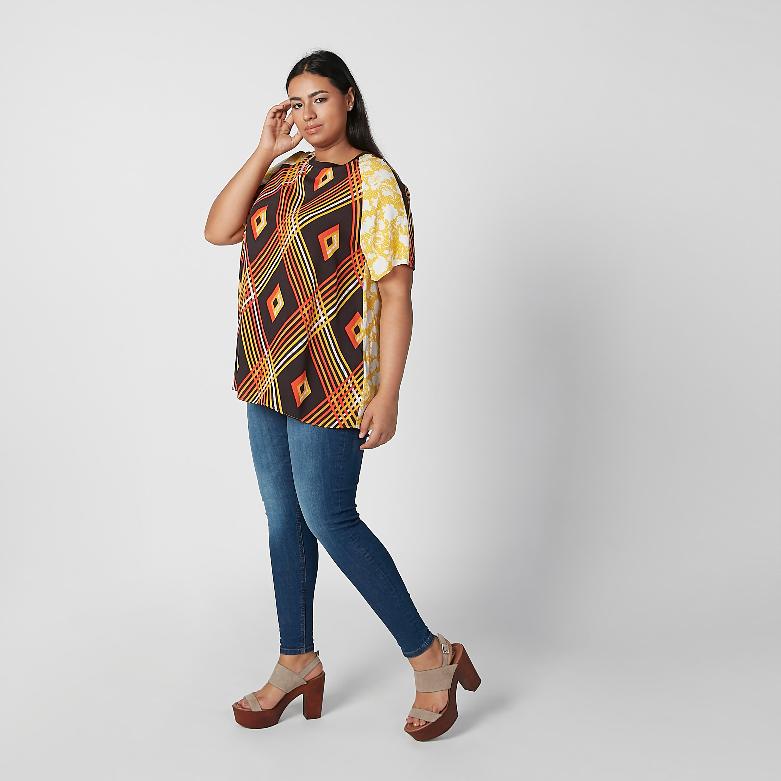 Printed Top with Round Neck and Raglan Sleeves-women-clothing-shirtsandblouses-blouses-image-3