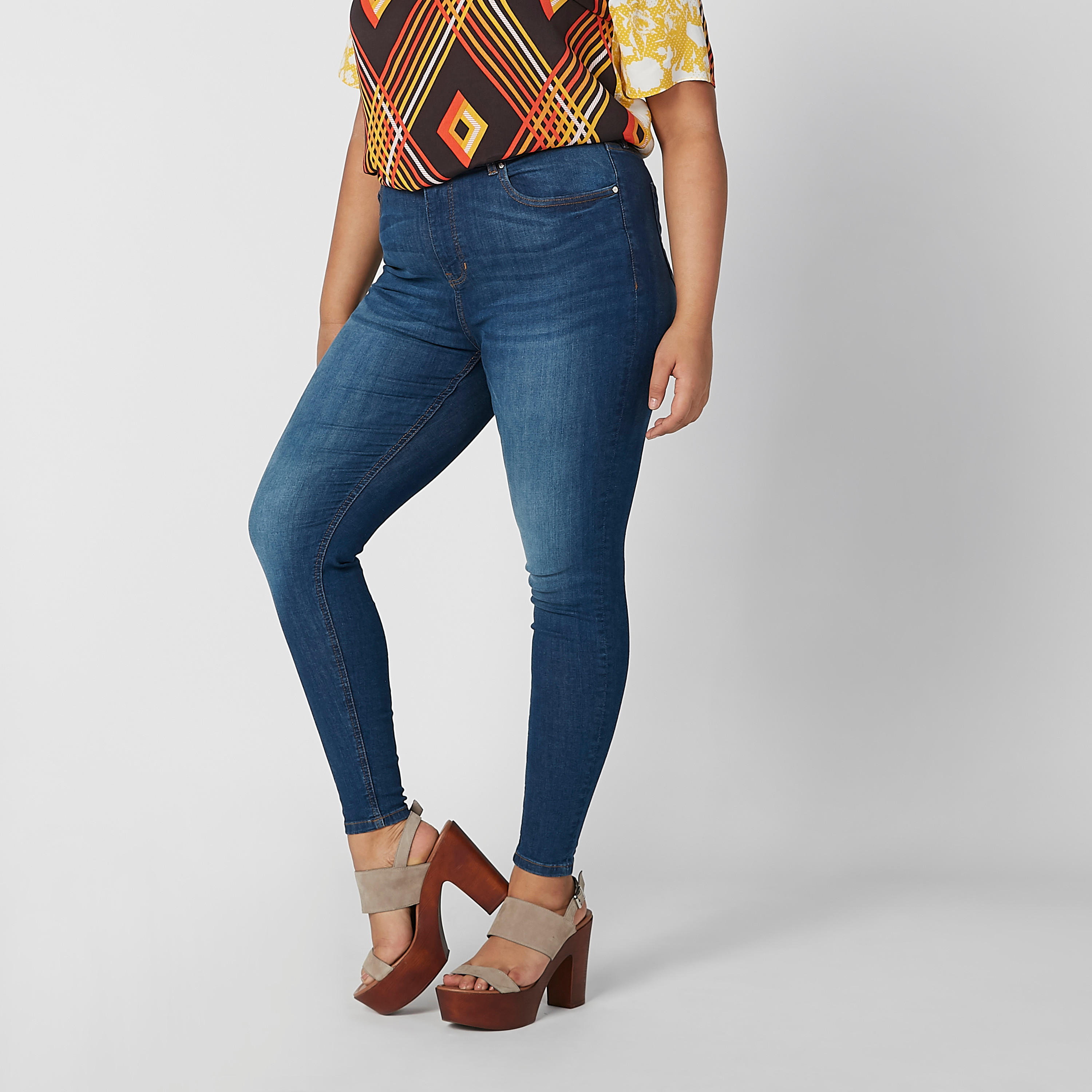 بنطلون جينز مستدام واسع بخصر مرن وجيوب-women-clothing-bottoms-jeans-image-5