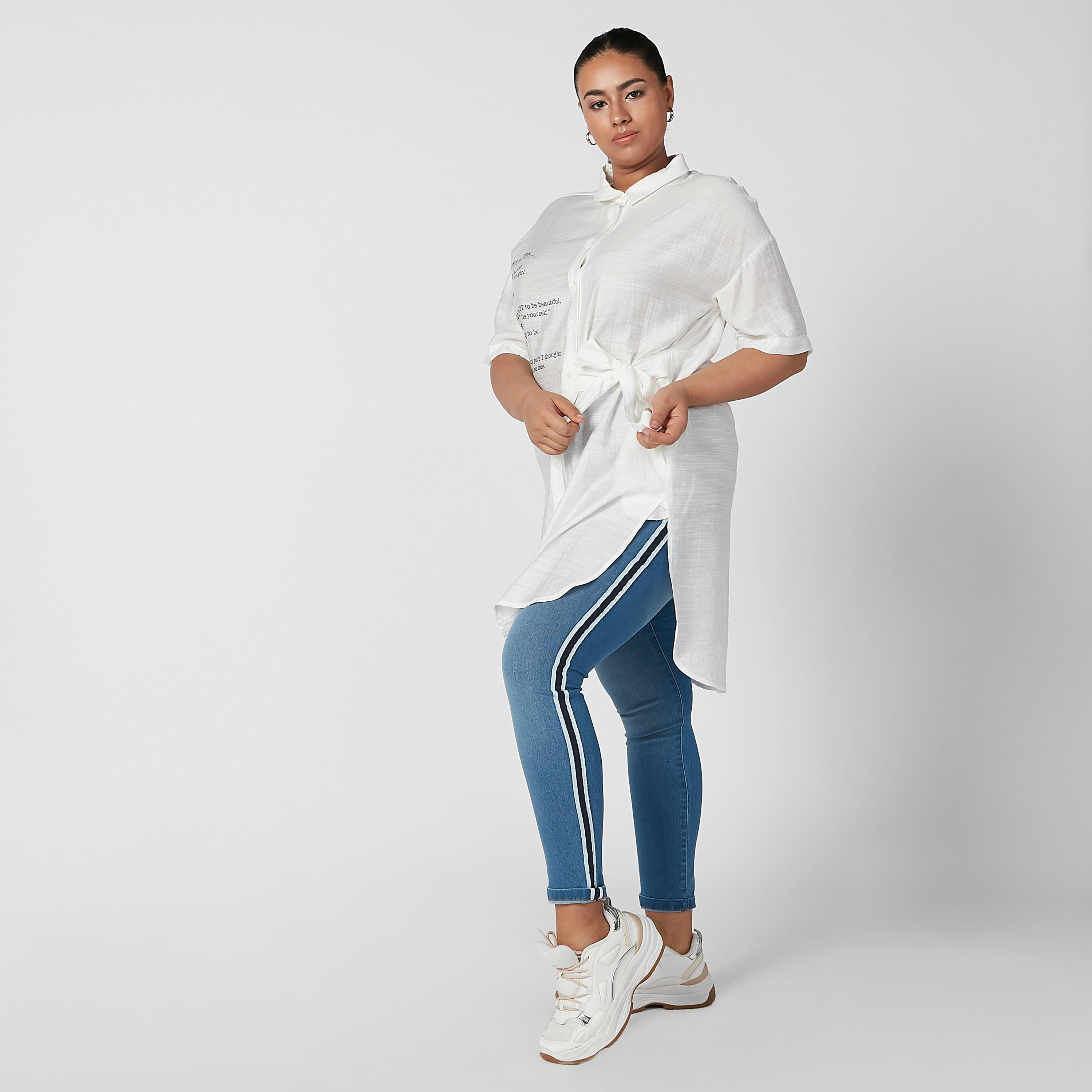 تونيك بأكمام قصيرة وجيوب وطبعات-women-clothing-shirtsandblouses-blouses-image-1