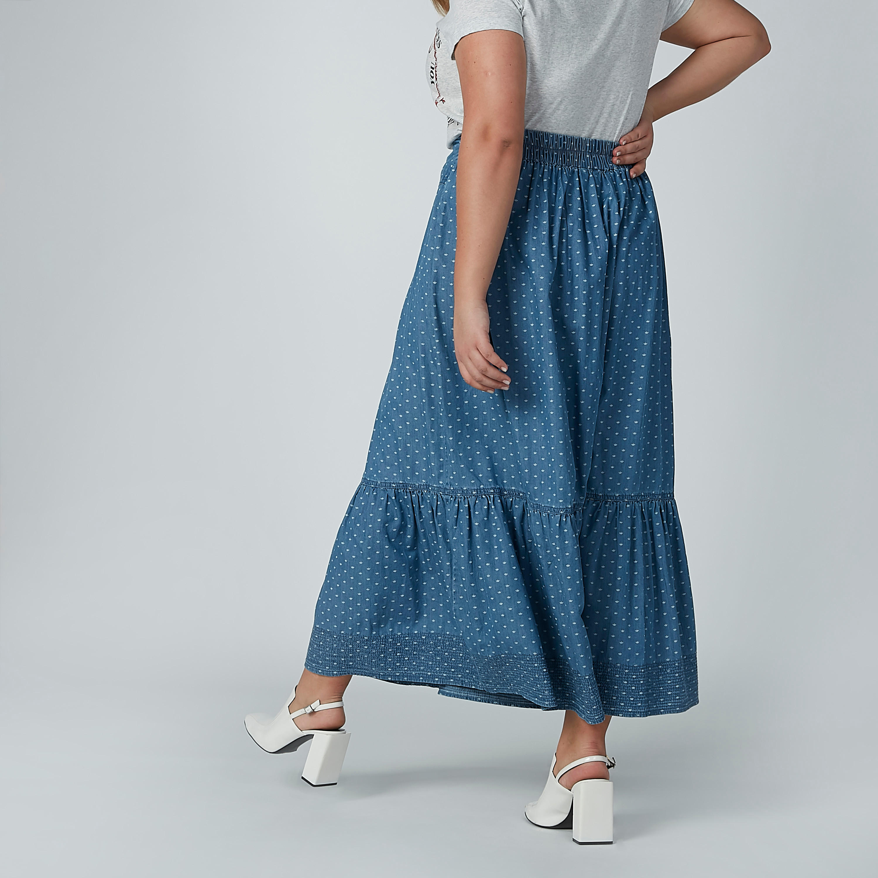 Sustainable Printed A-line Maxi Skirt with Tie Up-women-clothing-bottoms-skirts-image-4