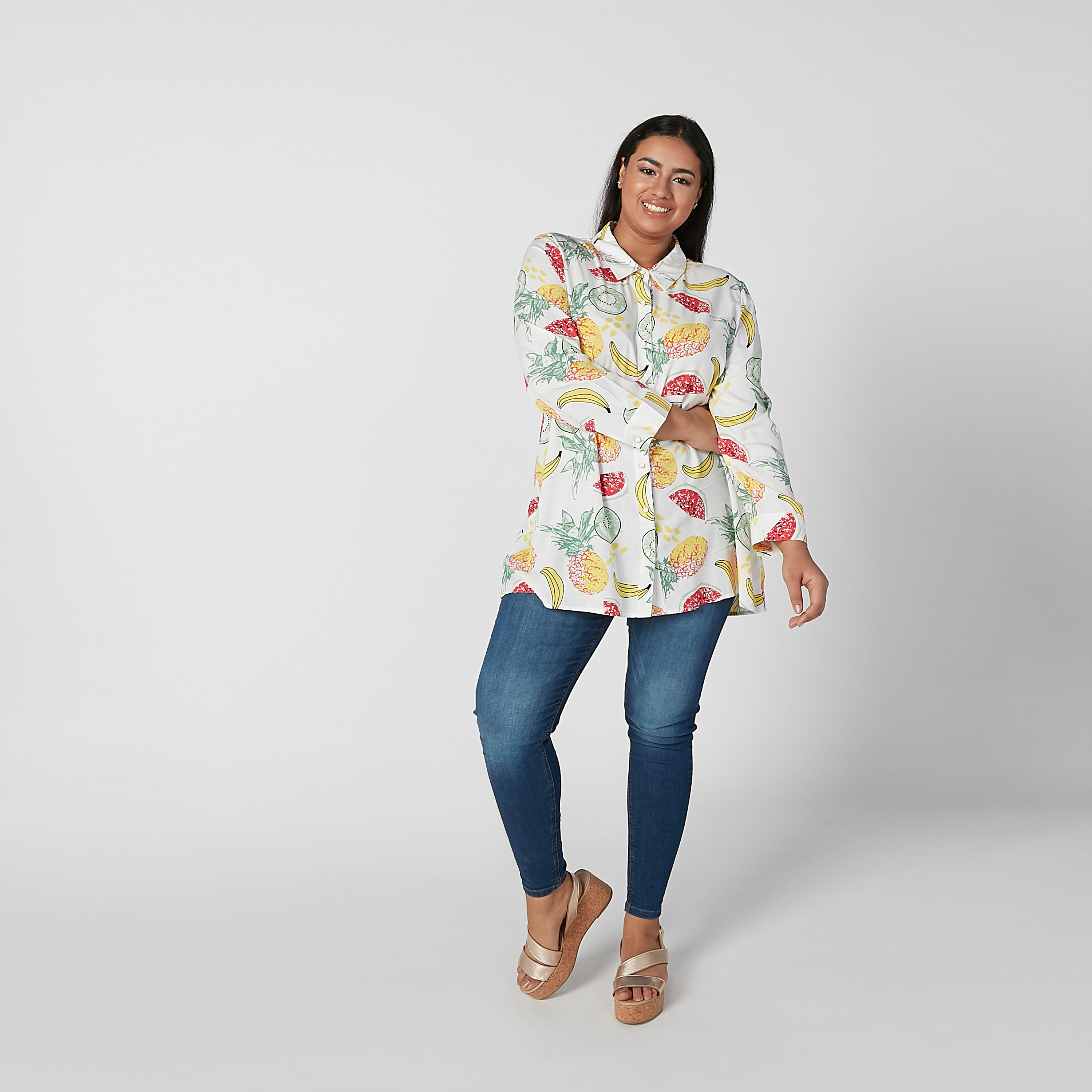 قميص بياقة عاديّة وأكمام طويلة وطبعات-women-clothing-shirtsandblouses-blouses-image-3