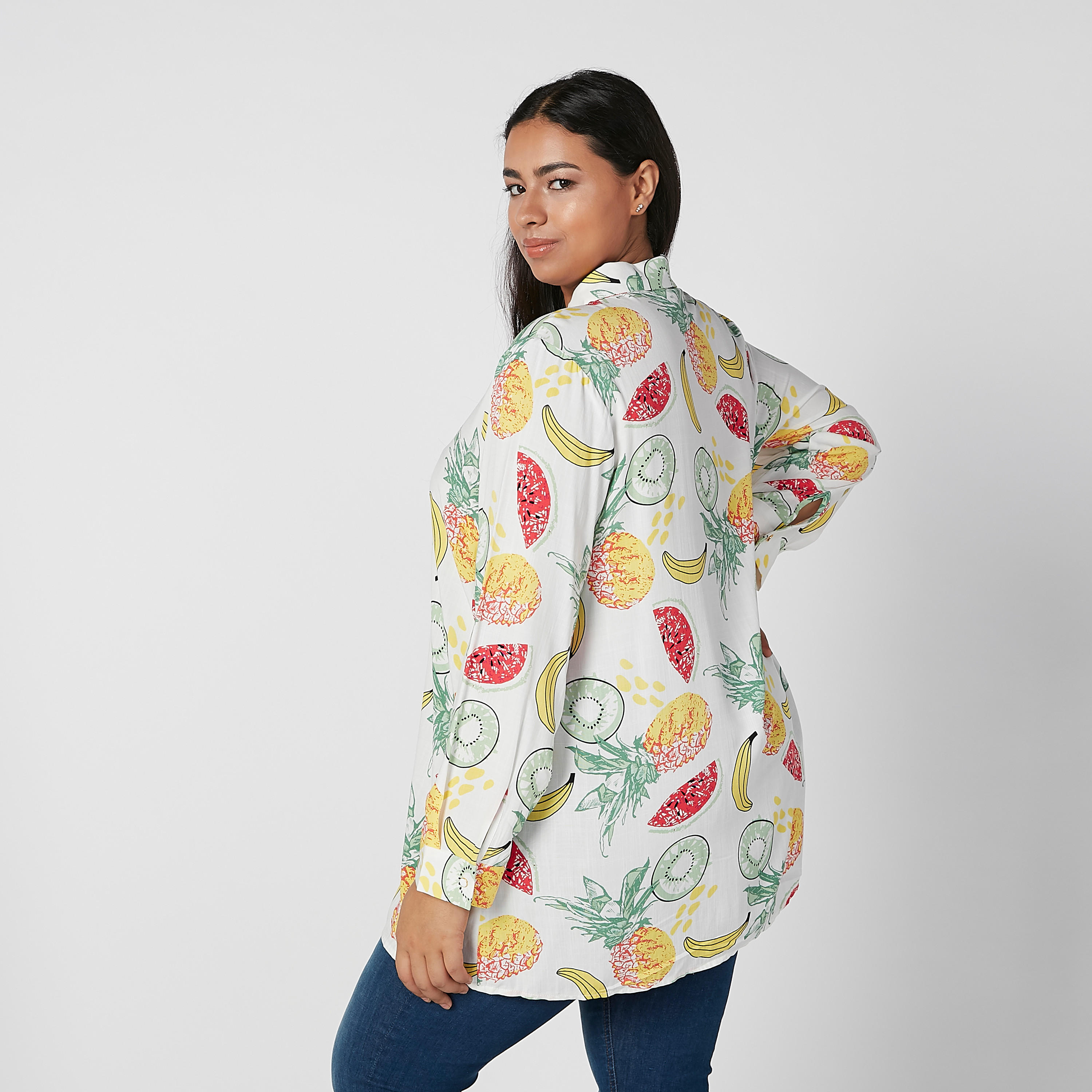 قميص بياقة عاديّة وأكمام طويلة وطبعات-women-clothing-shirtsandblouses-blouses-image-2