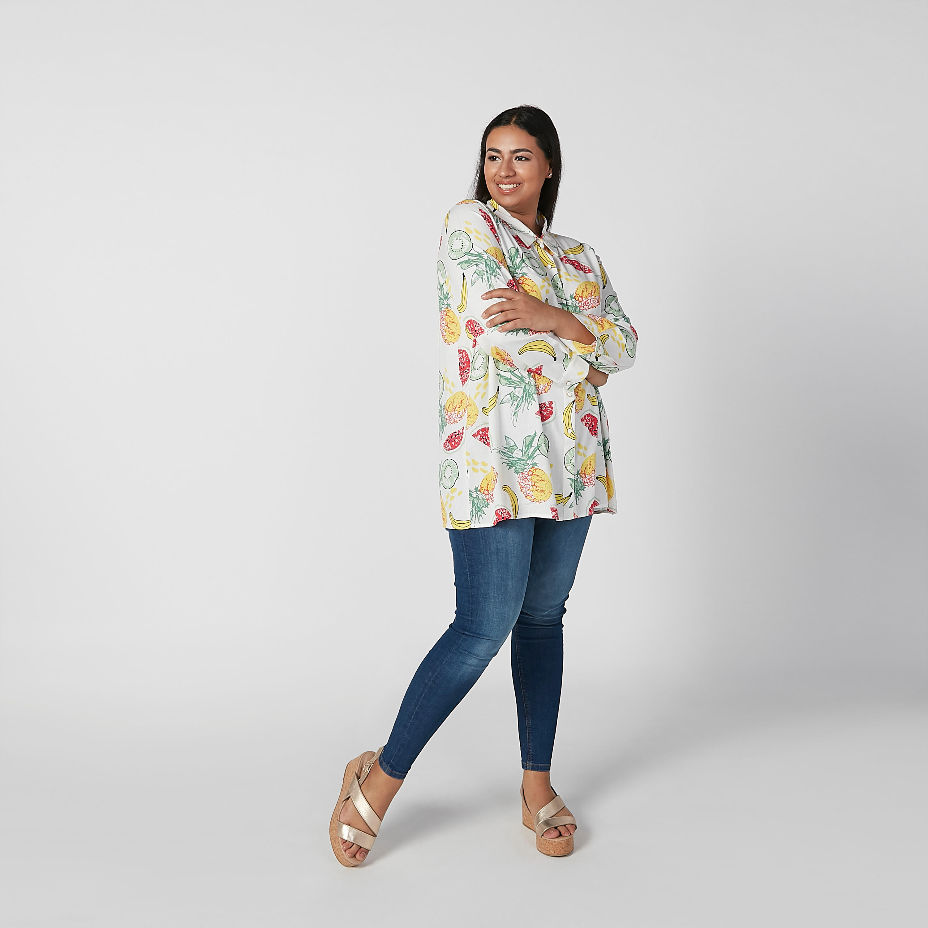 قميص بياقة عاديّة وأكمام طويلة وطبعات-women-clothing-shirtsandblouses-blouses-image-1