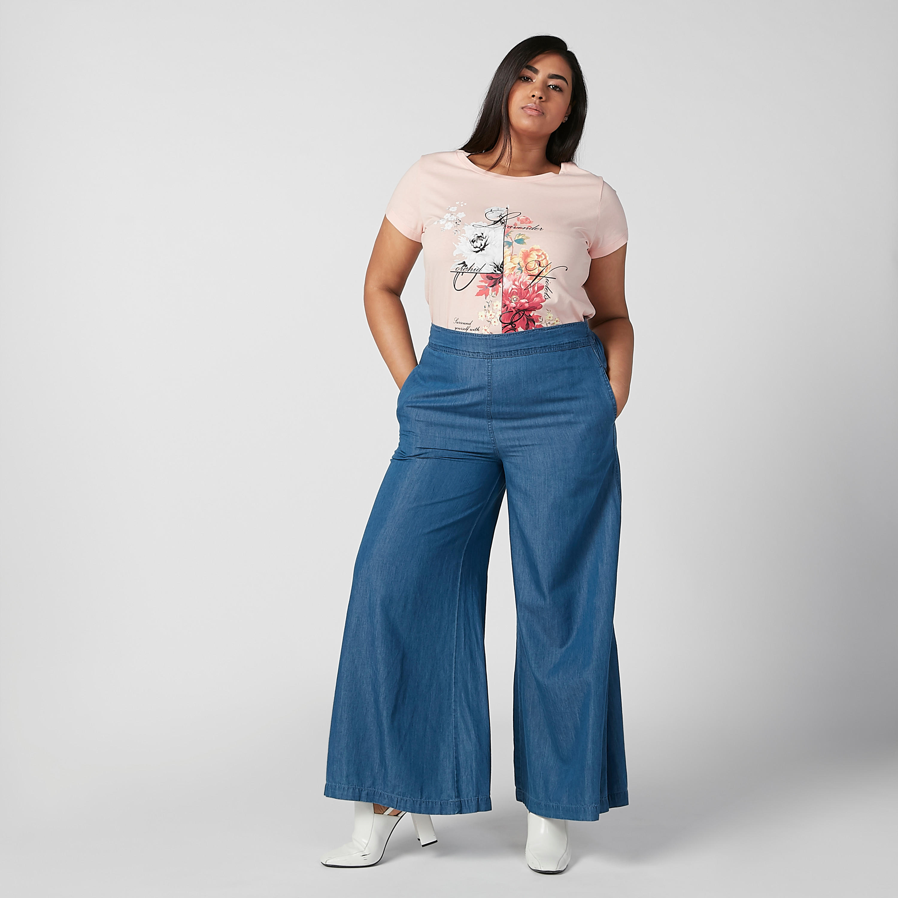 تيشيرت بياقة مستديرة وأكمام قصيرة وطبعات-women-clothing-tshirts-image-2