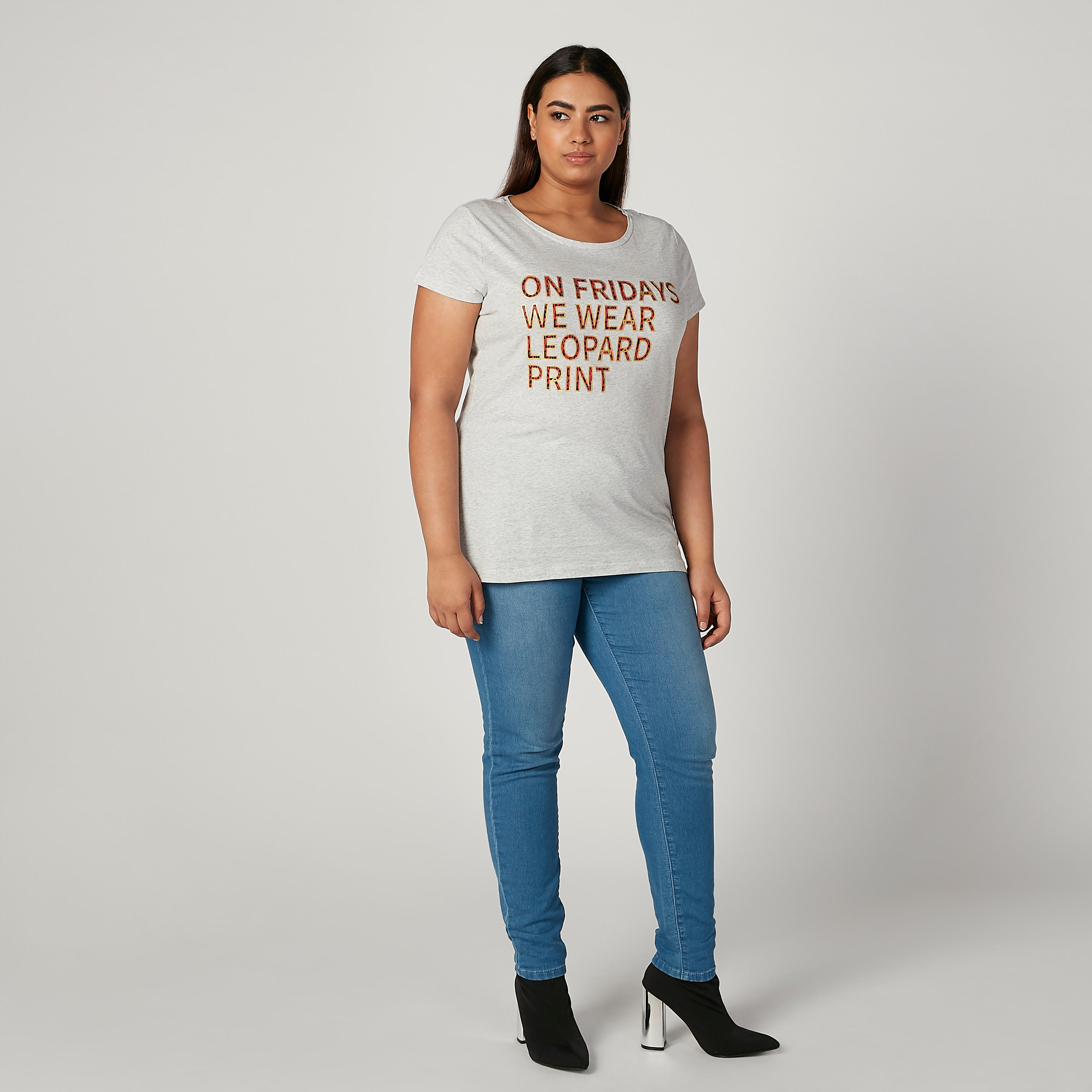 Printed Top with Round Neck and Short Sleeves-women-clothing-tshirts-image-2