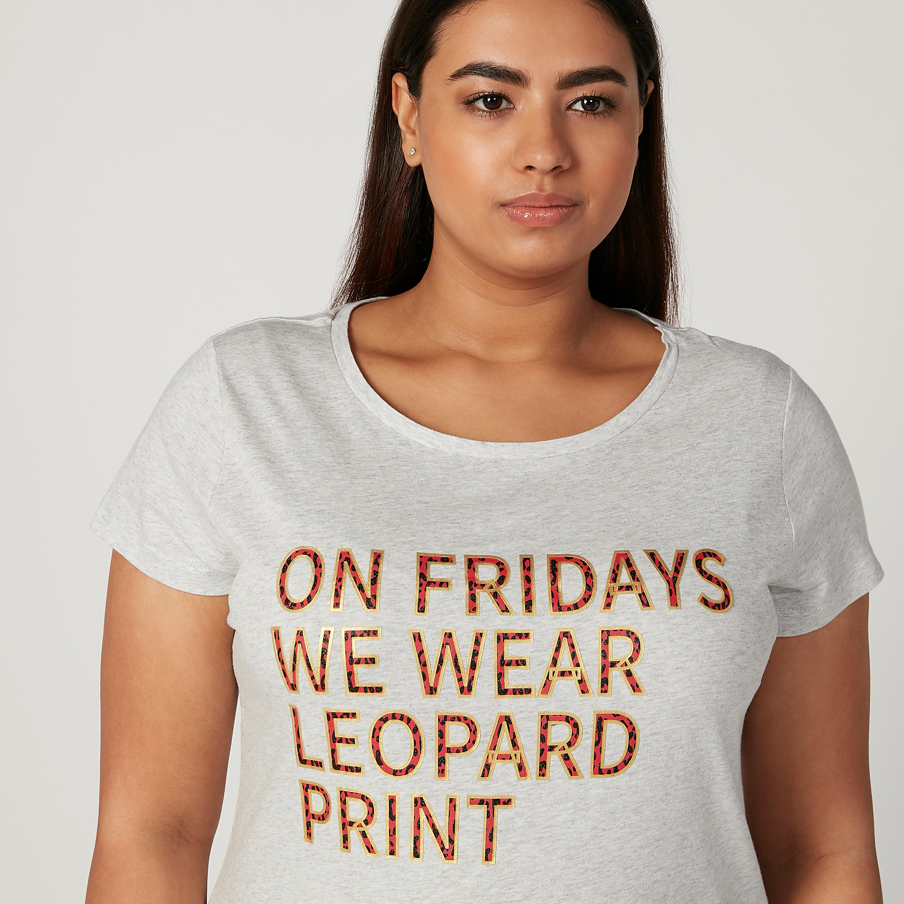 Printed Top with Round Neck and Short Sleeves-women-clothing-tshirts-image-3