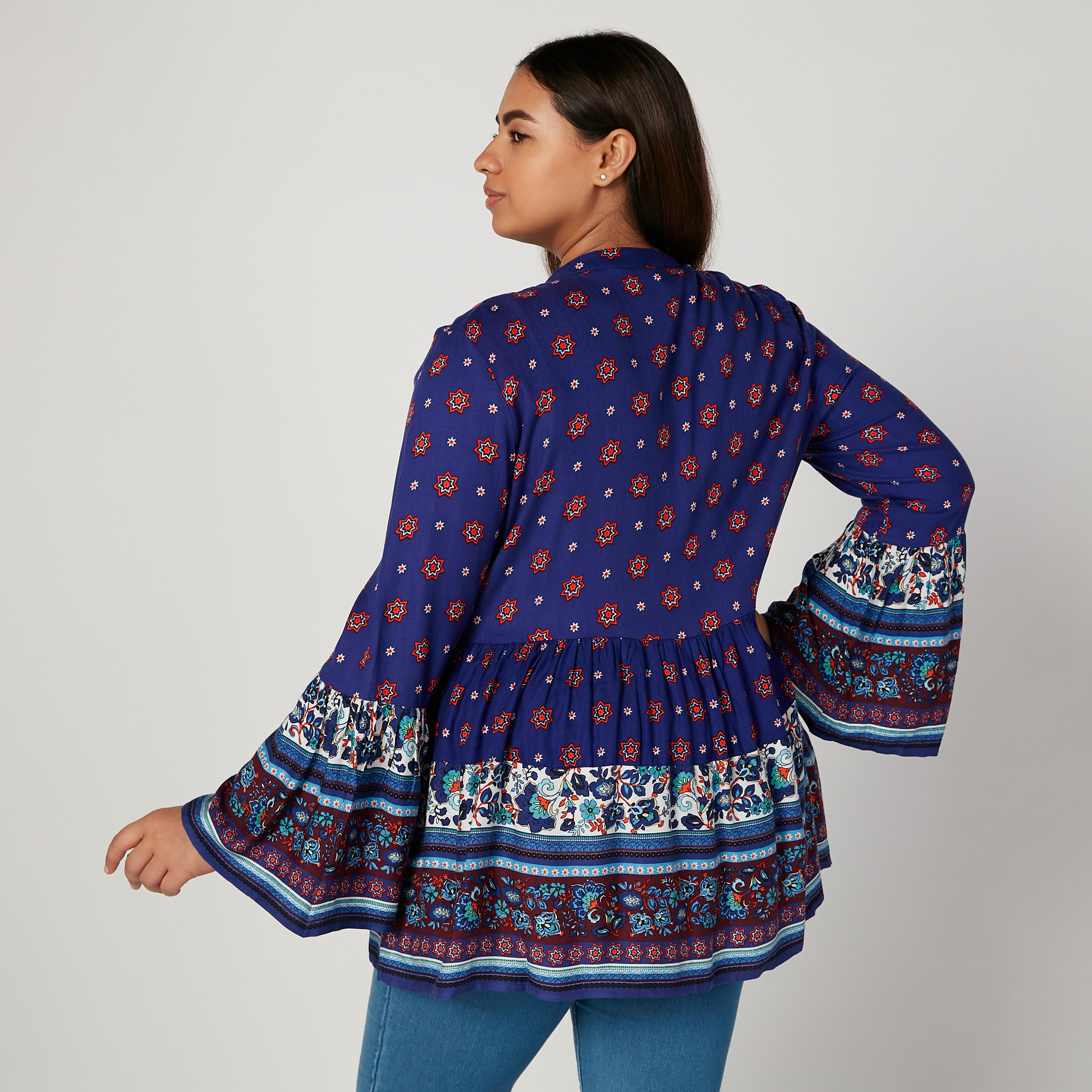 بلوزة مطرّزة بأكمام عريضة وأربطة-women-clothing-shirtsandblouses-blouses-image-4