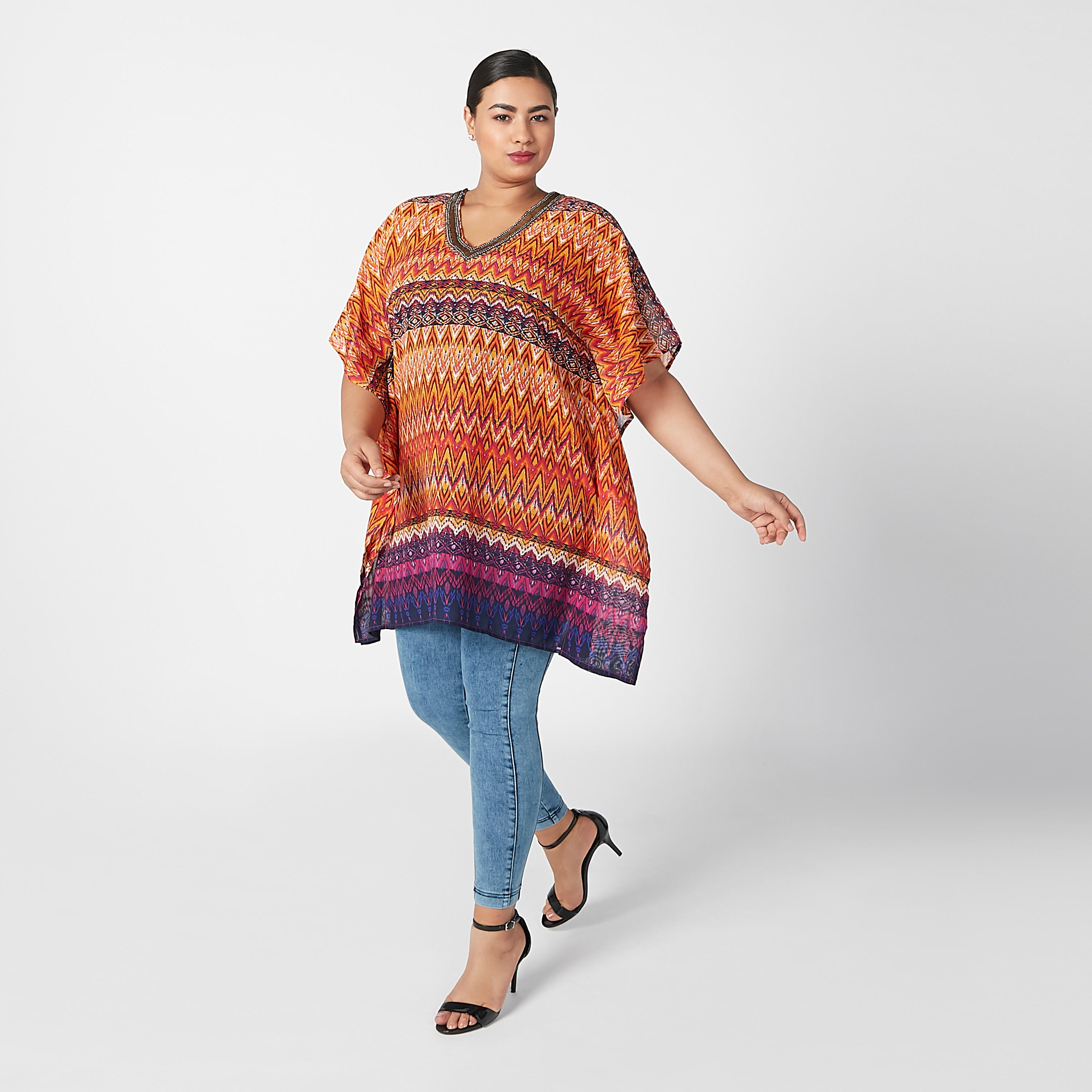 بنطلون جينز ضيّق بخصر مطّاطي-women-clothing-bottoms-leggings-image-3