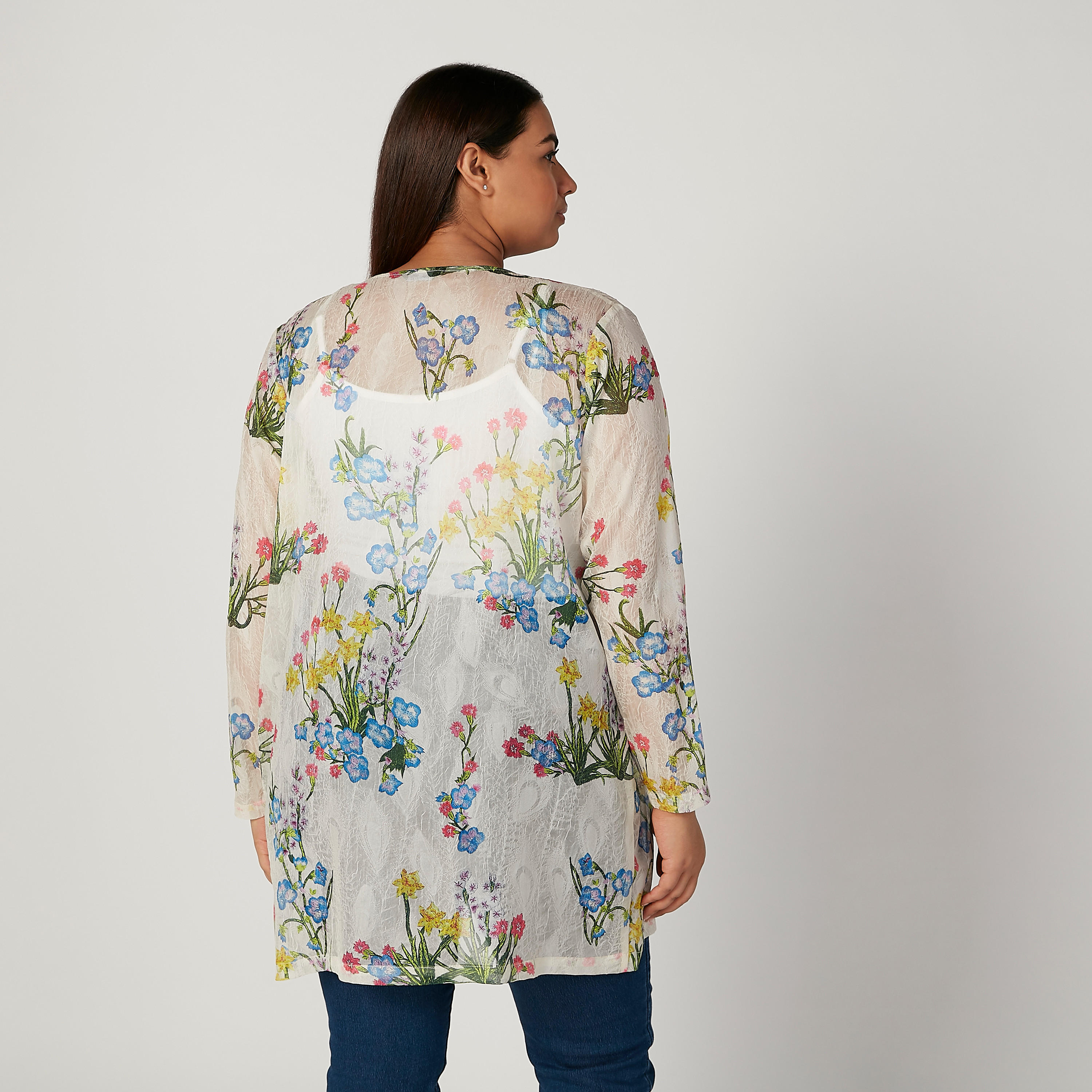 سترة بأكمام طويلة وطبعات زهرية-women-winterwear-cardigansandjumpers-cardigans-image-4