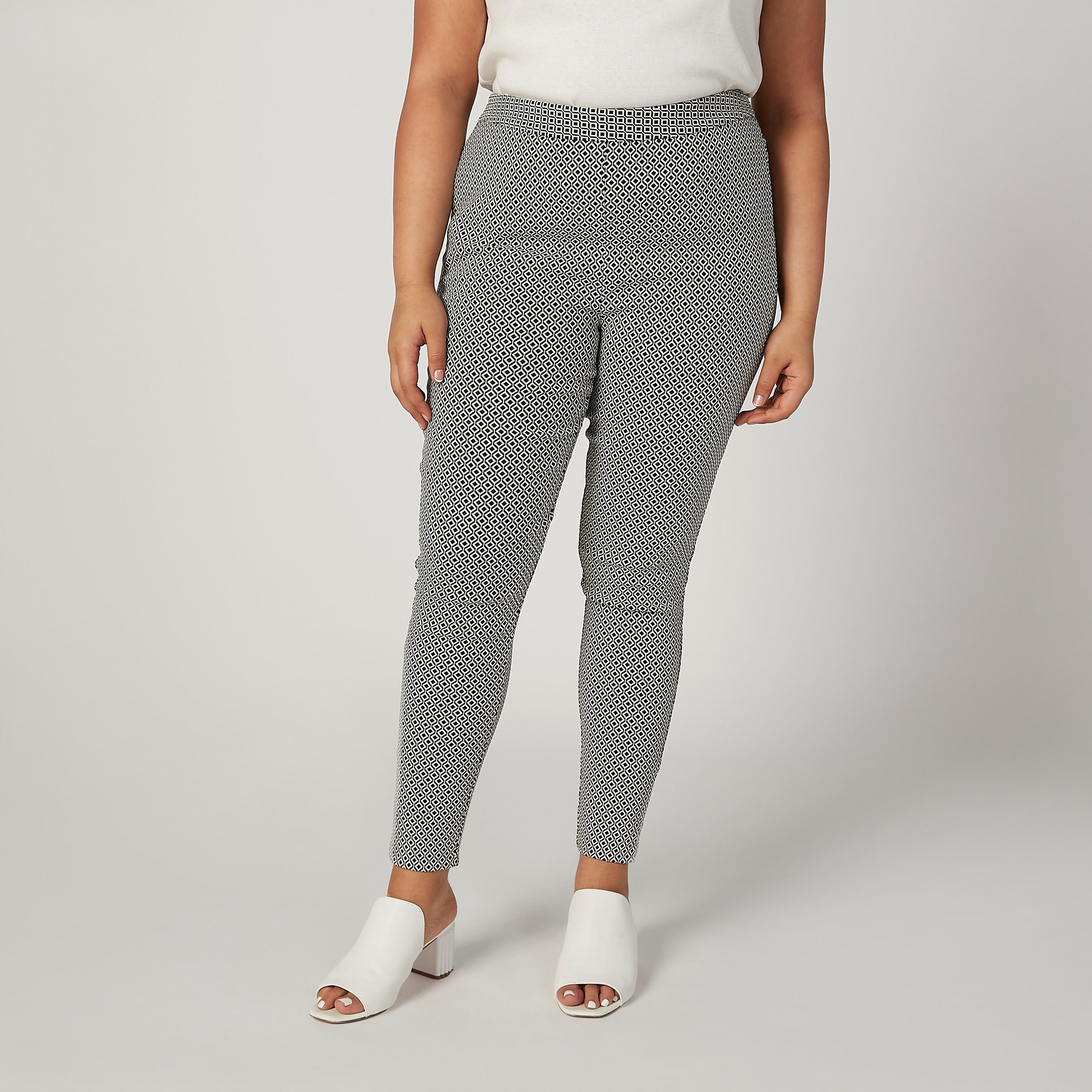 بنطلون ضيّق بخصر مطّاطي وفتحة وطبعات-women-clothing-bottoms-leggings-image-1