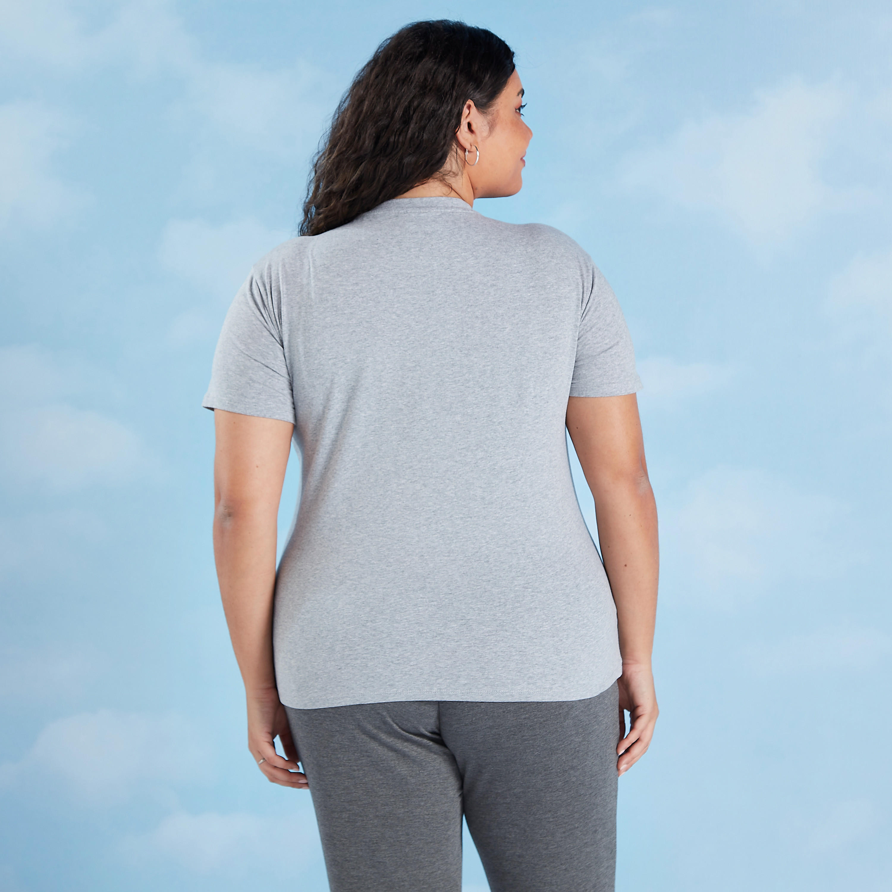 تيشيرت بياقة مستديرة وأكمام قصيرة وطبعات ميني ماوس-women-clothing-tshirts-image-4