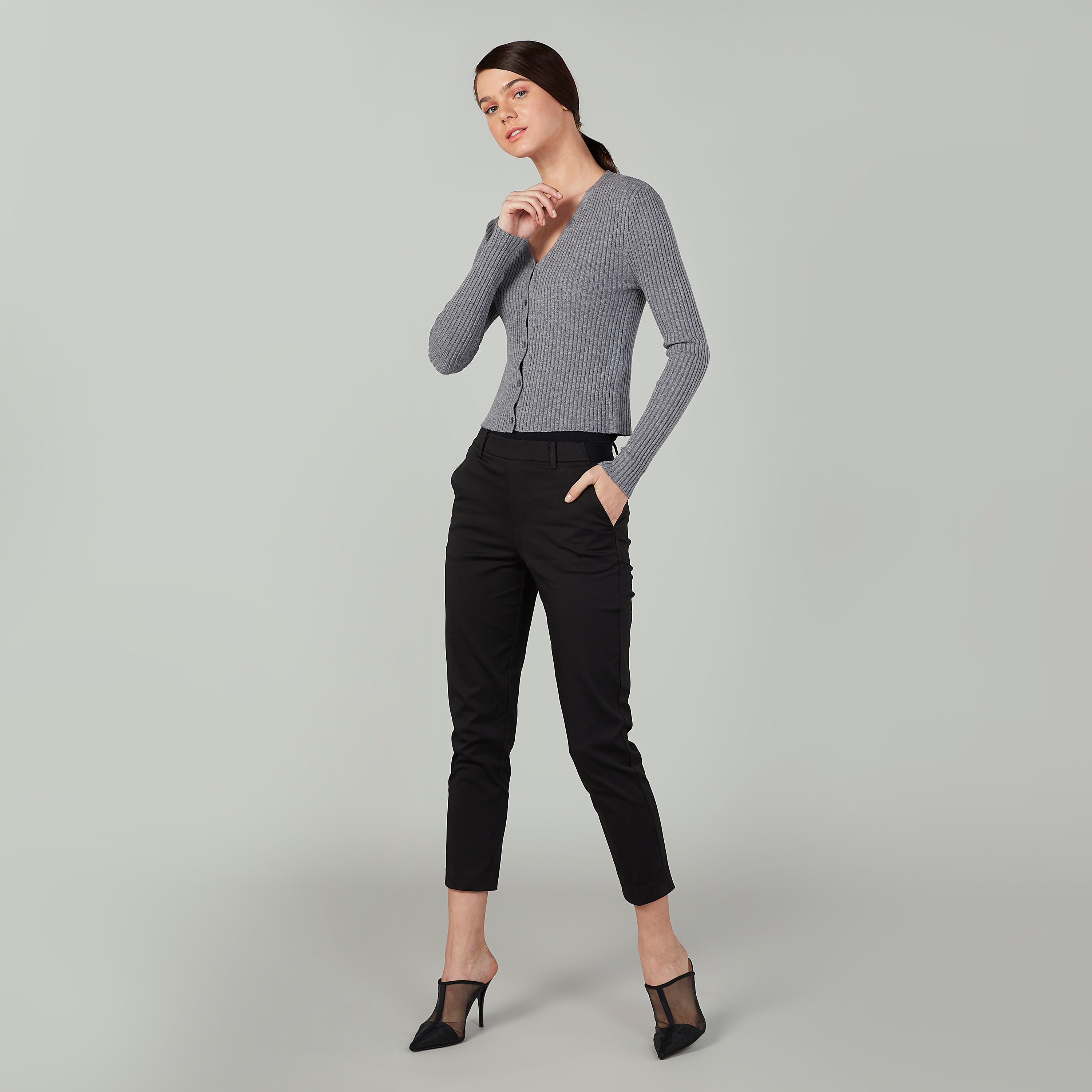 كنزة بارزة الملمس بأكمام طويلة-women-clothing-cardigansandjumpers-jumpers-image-2