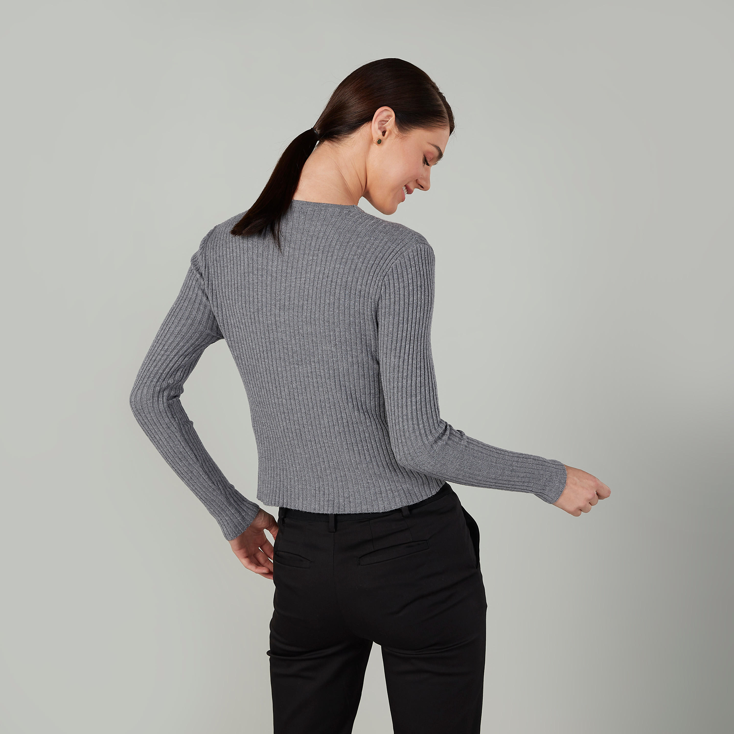 كنزة بارزة الملمس بأكمام طويلة-women-clothing-cardigansandjumpers-jumpers-image-4