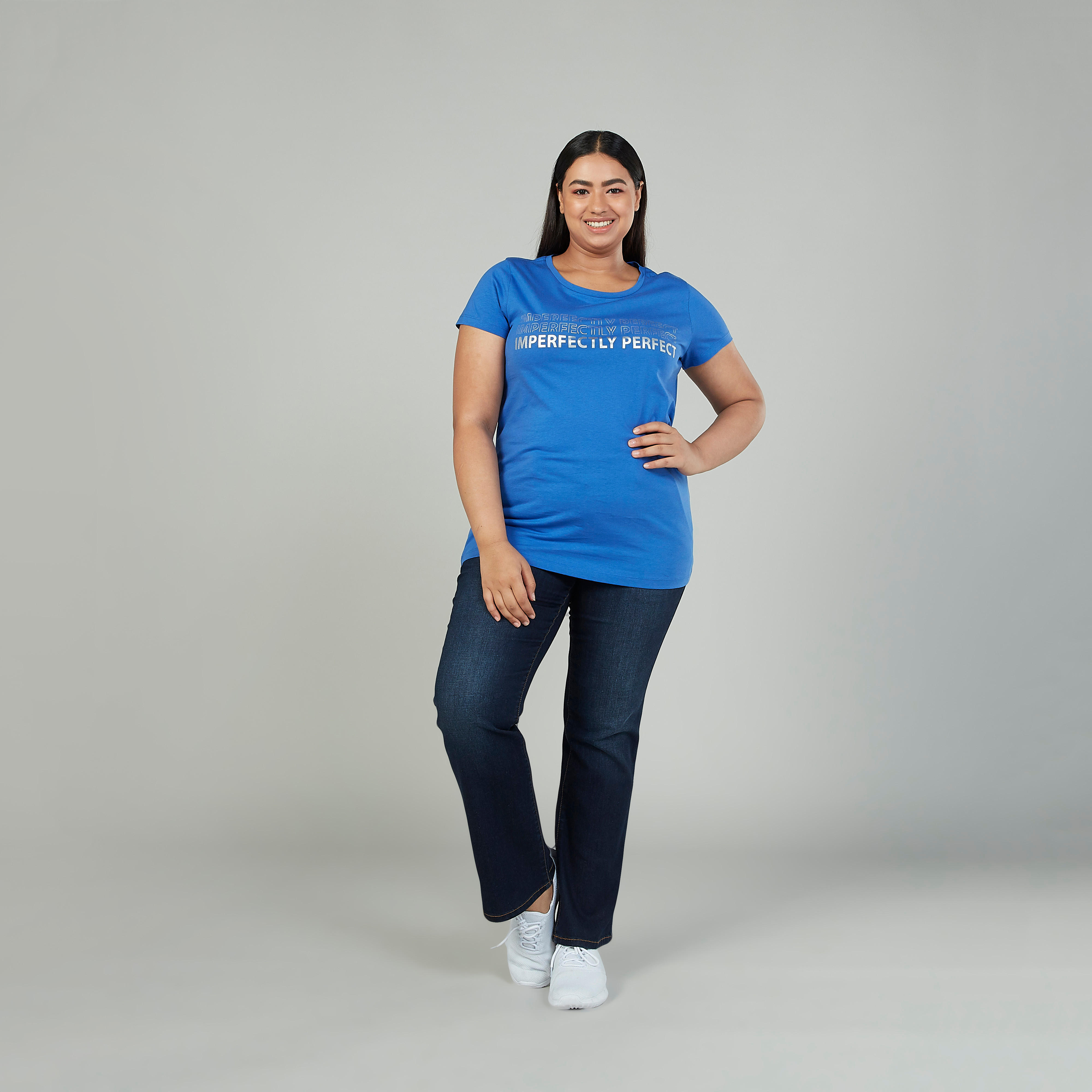 تيشيرت بياقة مستديرة وأكمام قصيرة وطبعات-women-clothing-tshirts-image-3