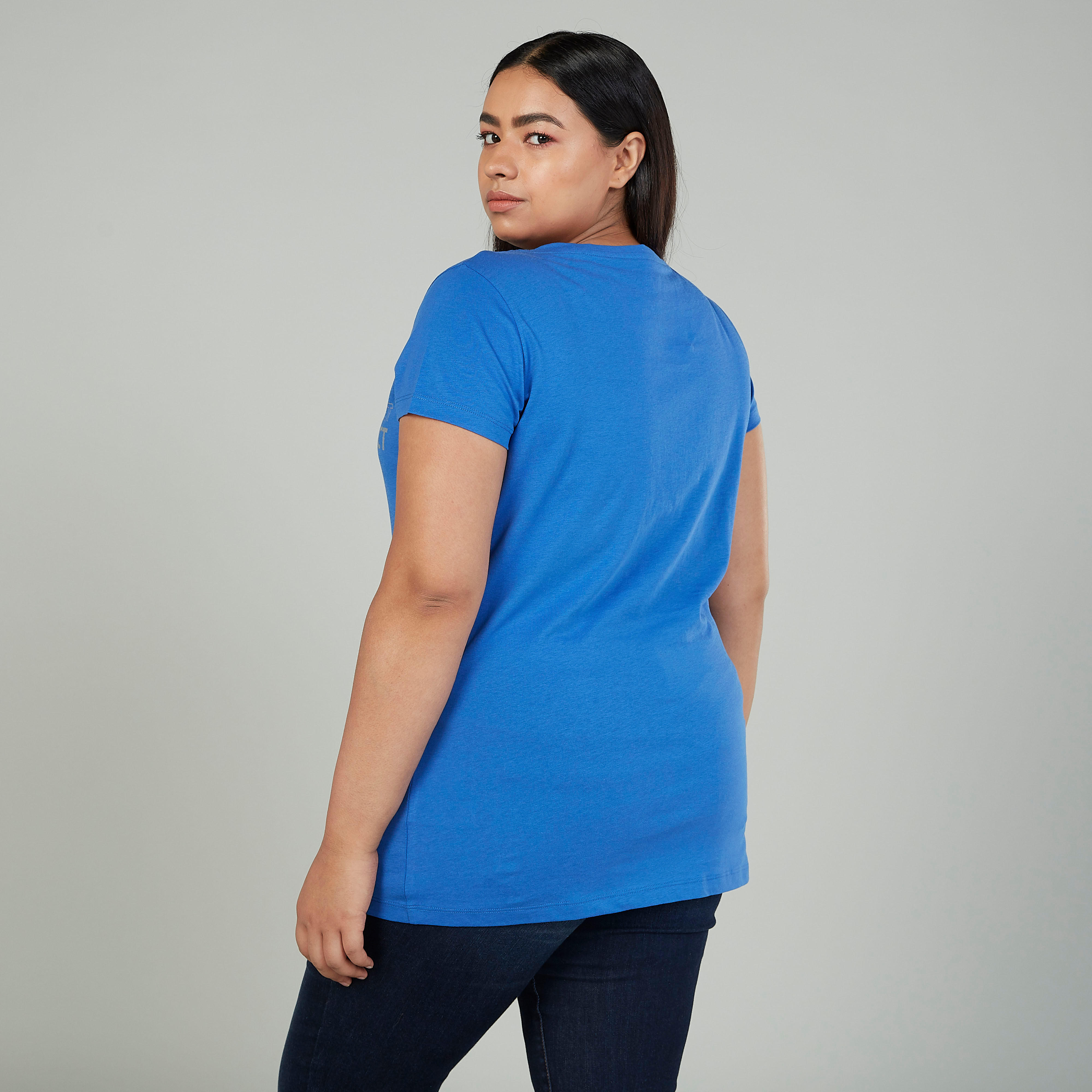 تيشيرت بياقة مستديرة وأكمام قصيرة وطبعات-women-clothing-tshirts-image-1