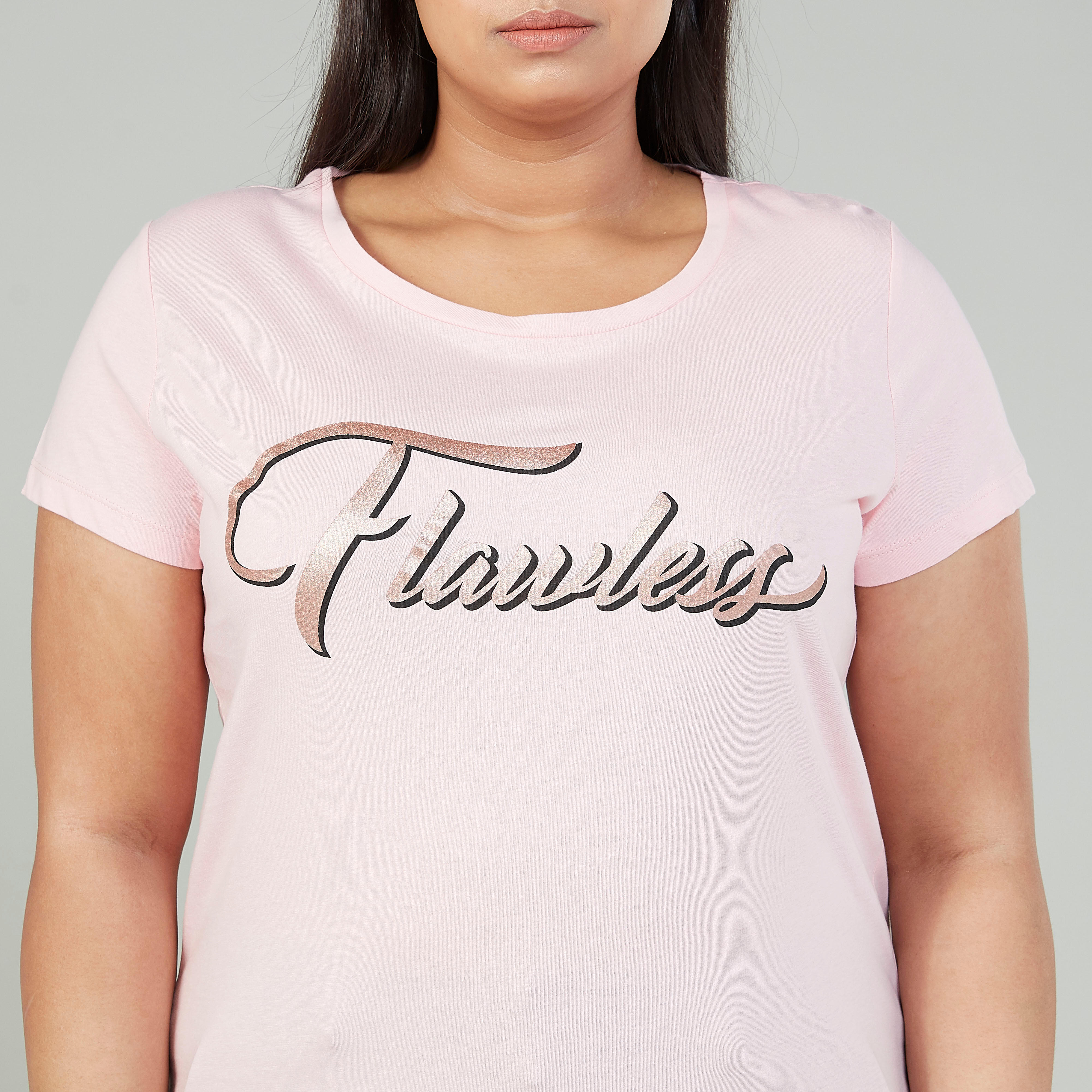 تيشيرت بياقة مستديرة وأكمام قصيرة وطبعات-women-clothing-tshirts-image-3