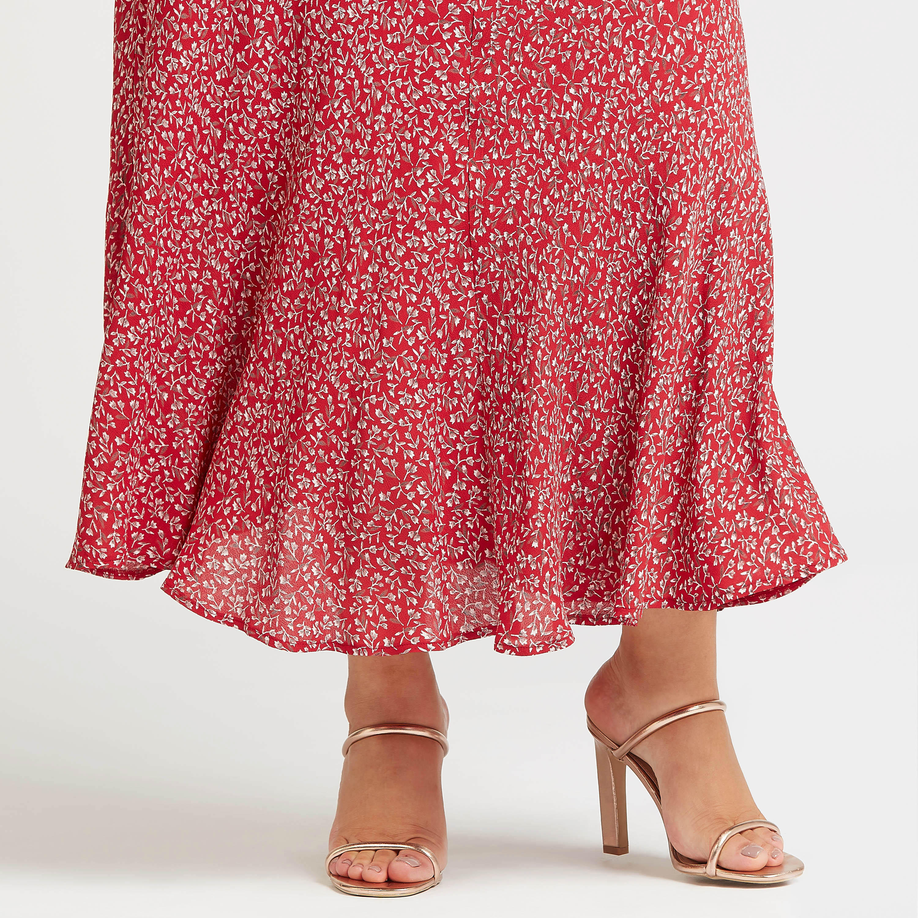 تنورة طويلة ايه لاين بخصر مطّاطي وطبعات-women-clothing-bottoms-skirts-image-3