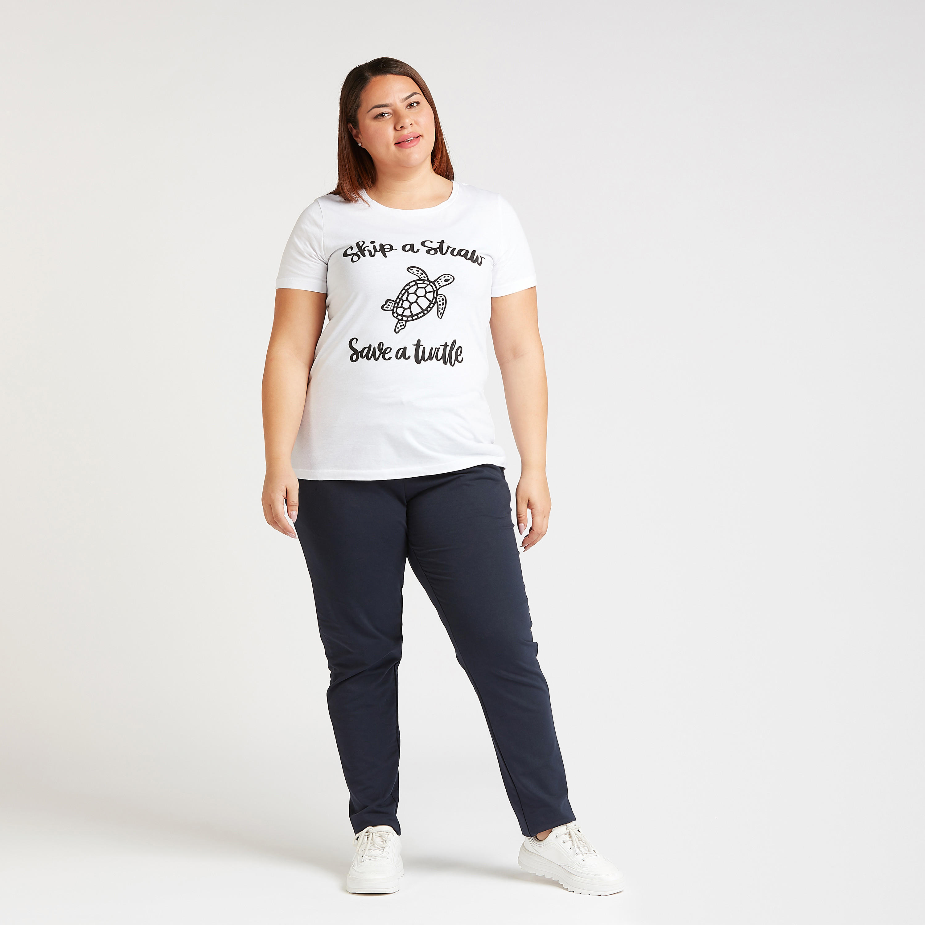 Full Length Solid Jog Pants with Pocket Detail and Drawstring-women-clothing-bottoms-joggers-image-2