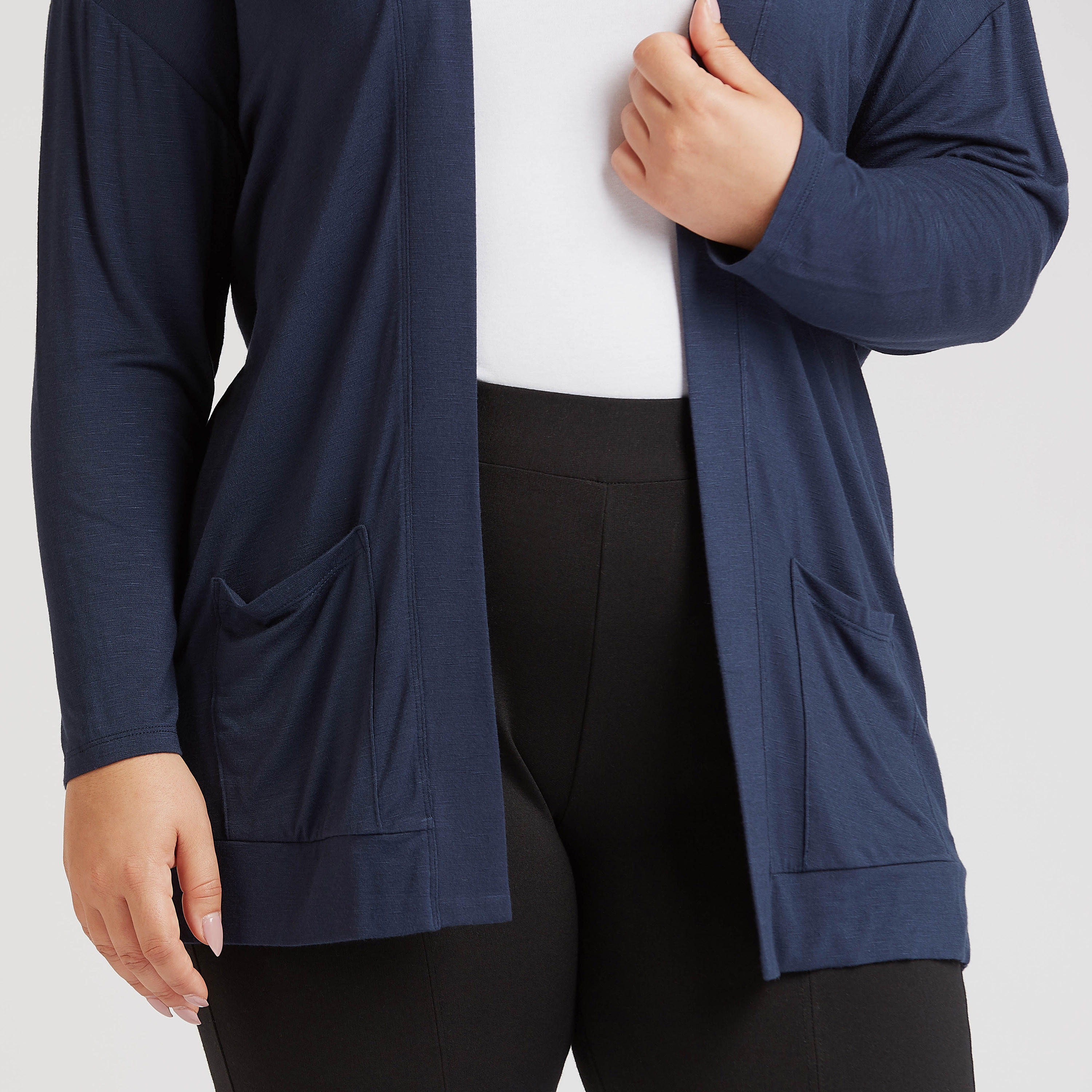 Solid Shrug with Long Sleeves-women-winterwear-cardigansandjumpers-cardigans-image-3