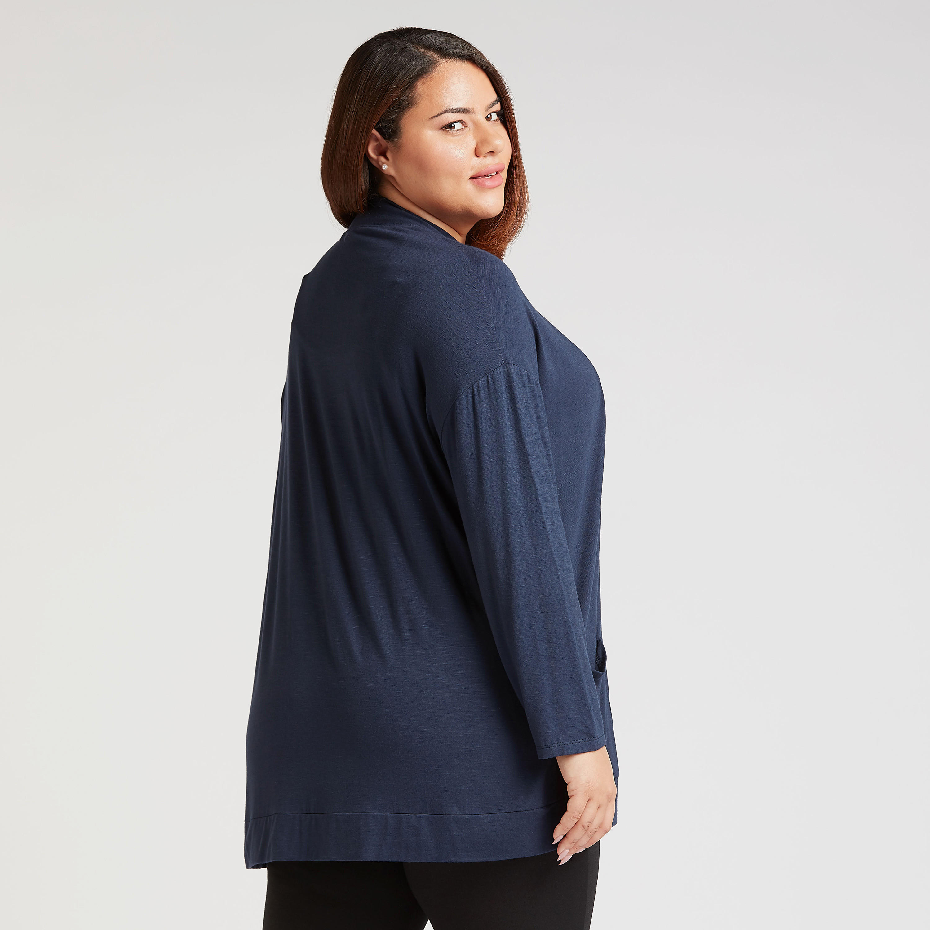 Solid Shrug with Long Sleeves-women-winterwear-cardigansandjumpers-cardigans-image-4