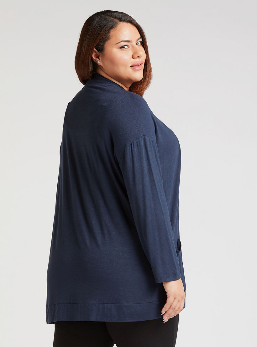 Solid Shrug with Long Sleeves-women-winterwear-cardigansandjumpers-cardigans-image-4