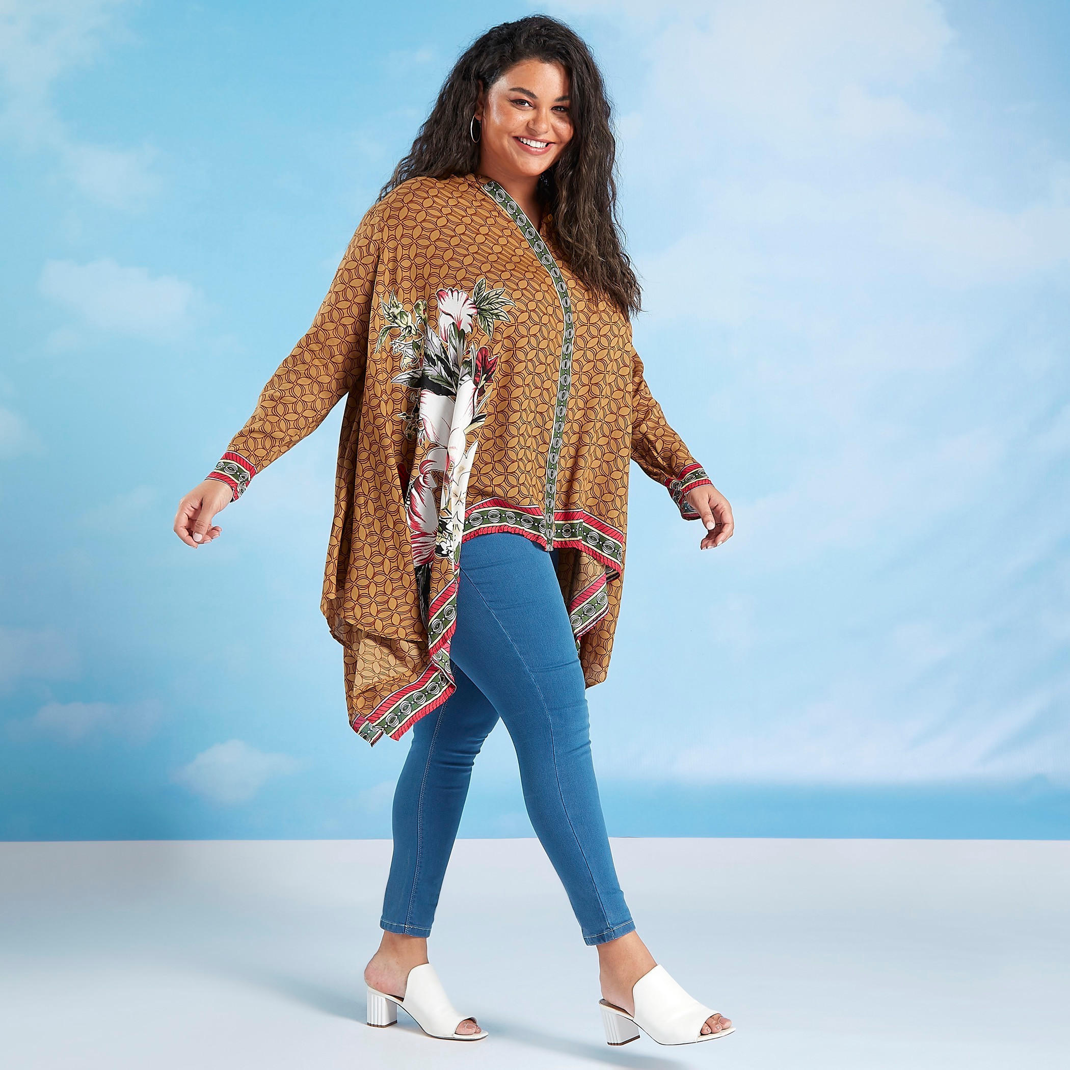 بلوزة بياقة ماندارين وأكمام طويلة وطبعات-women-clothing-shirtsandblouses-blouses-image-1