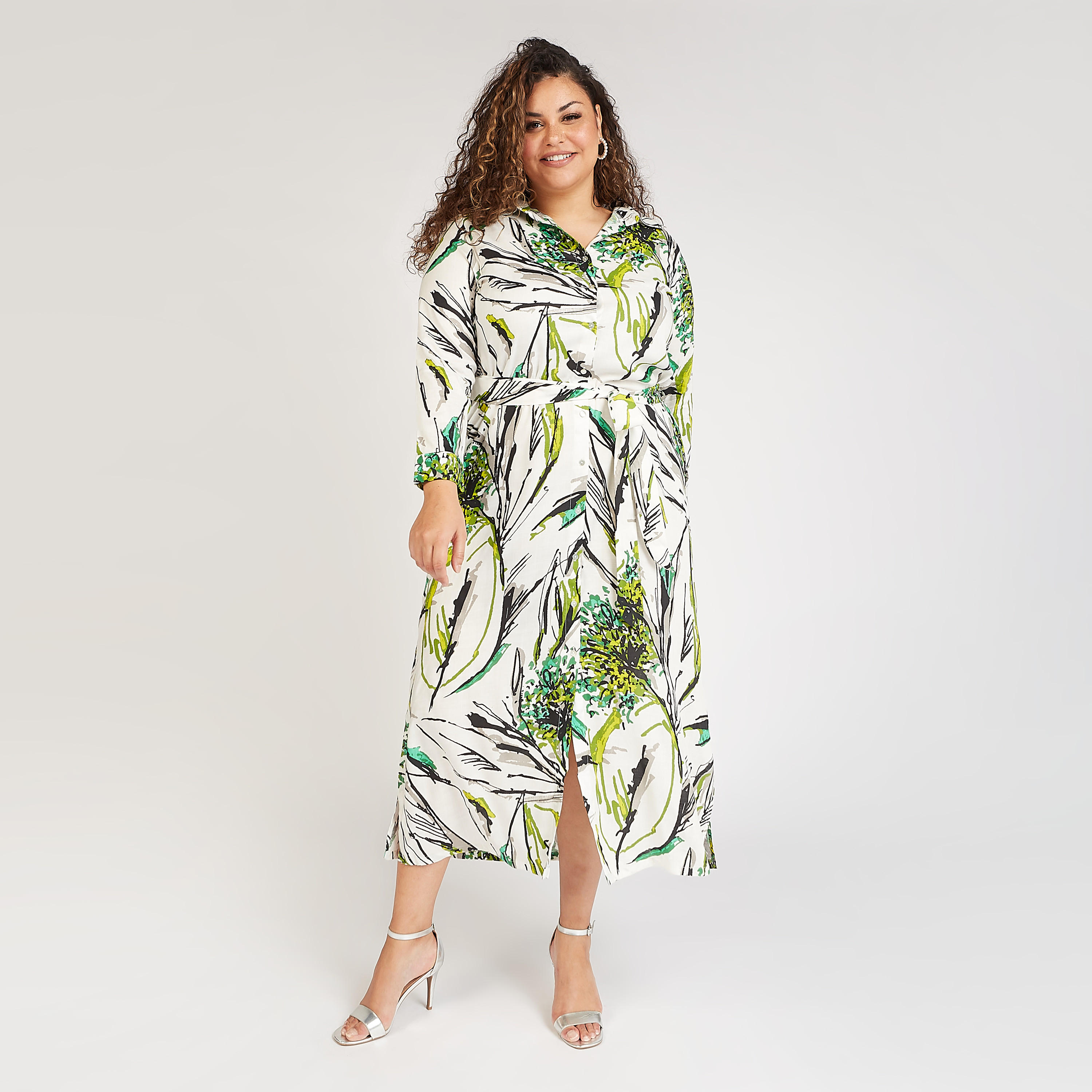 فستان قميص مستدام ميدي بأكمام طويلة وطبعات-women-clothing-dresses-image-3