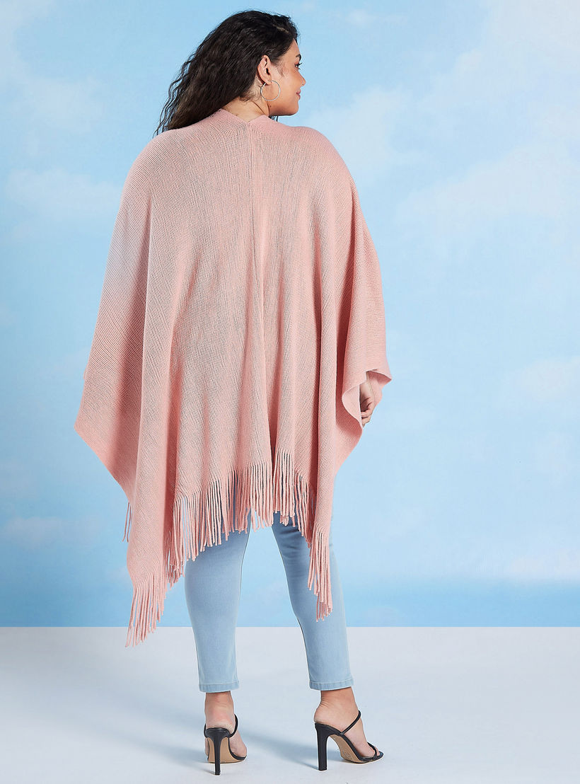 كارديجان بونشو بتفاصيل مزيّنة مع شراشيب-women-clothing-shirtsandblouses-blouses-image-5