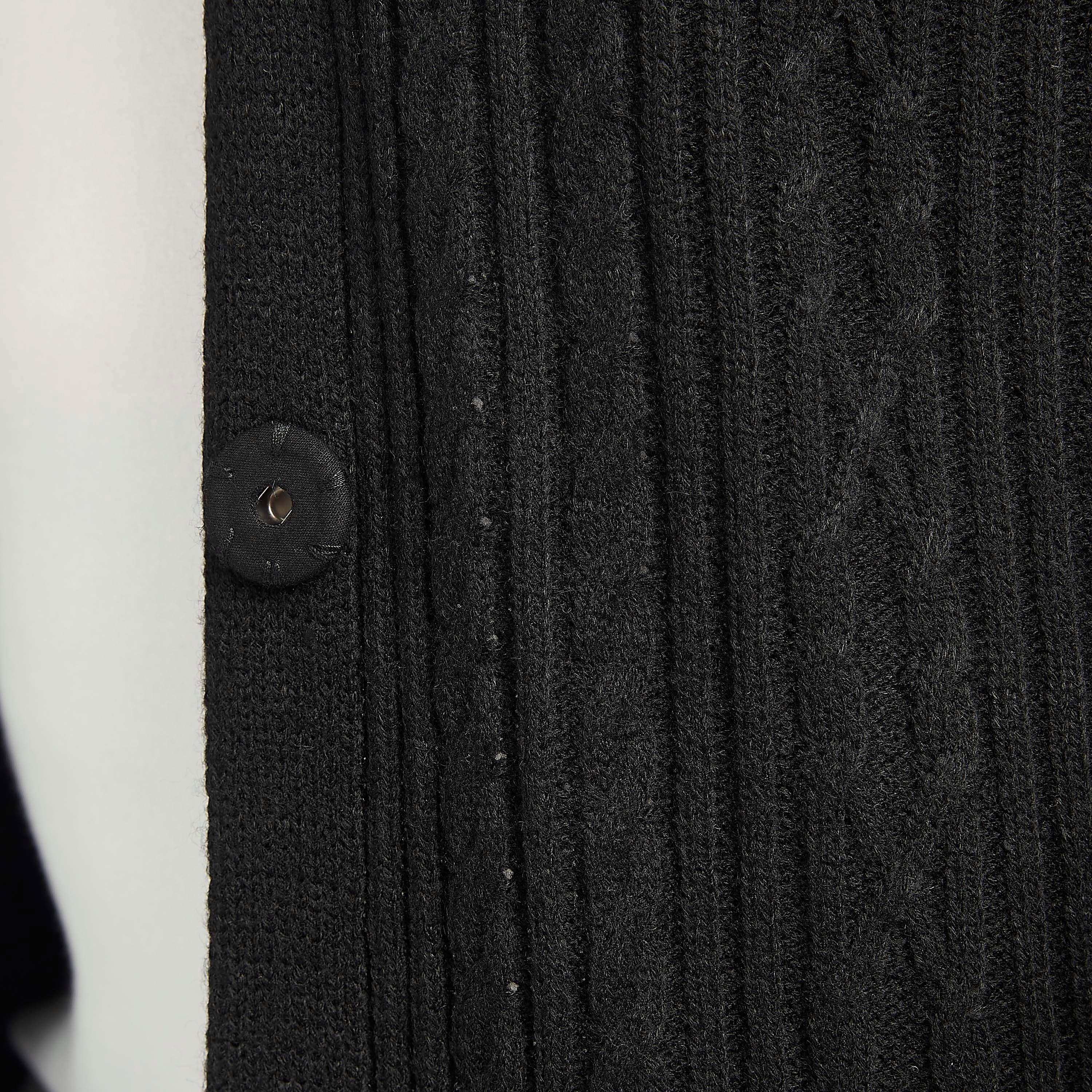 كارديجان مستدام بارز الملمس بياقة منسدلة وأكمام طويلة-women-winterwear-cardigansandjumpers-cardigans-image-5