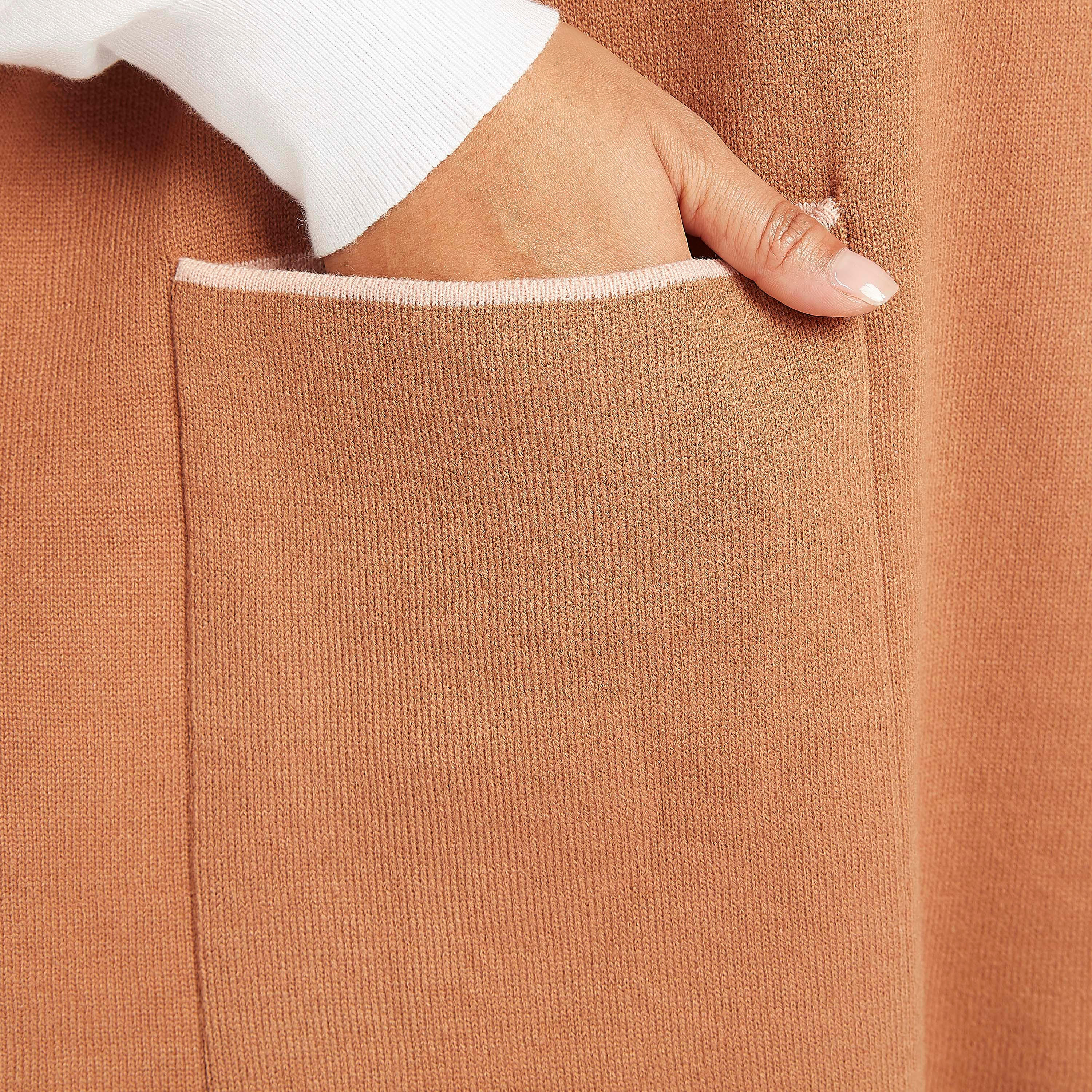 Solid Shrug with Shawl Neckline and Flared Sleeves-women-winterwear-cardigansandjumpers-cardigans-image-5