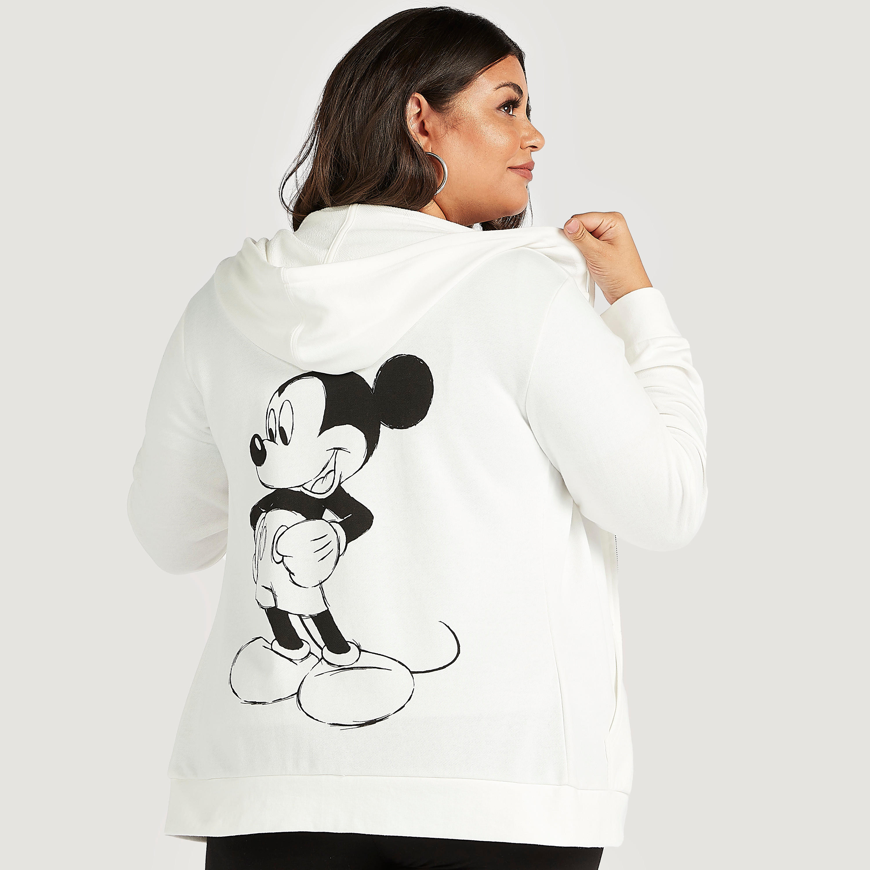 هودي بطبعات ميكي ماوس وسحّاب وأكمام طويلة-women-winterwear-hoodiesandsweatshirts-sweatshirts-image-1