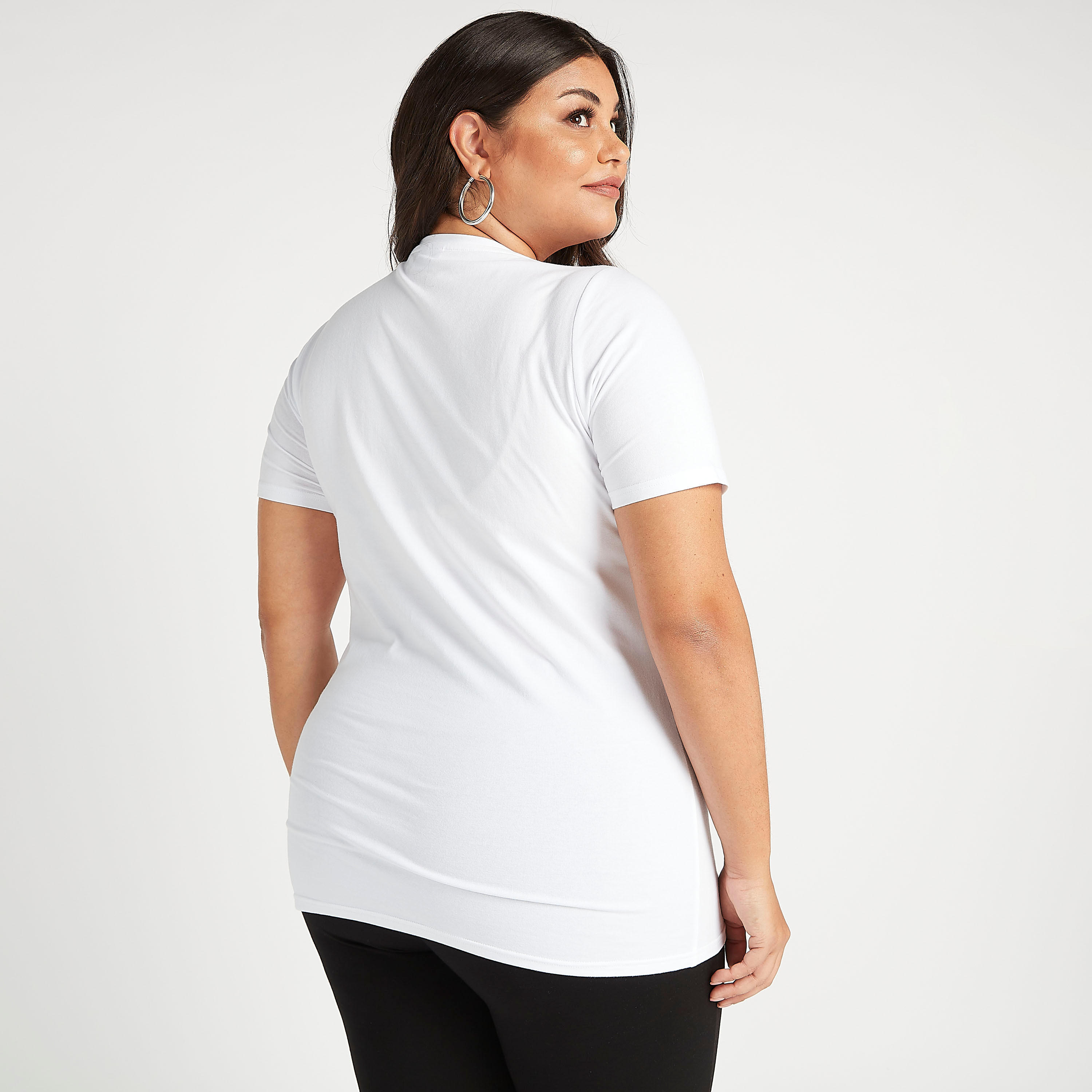 تيشيرت مستدام بياقة ضيّقة وأكمام قصيرة وطبعات ميكي ماوس-women-clothing-tshirts-image-4