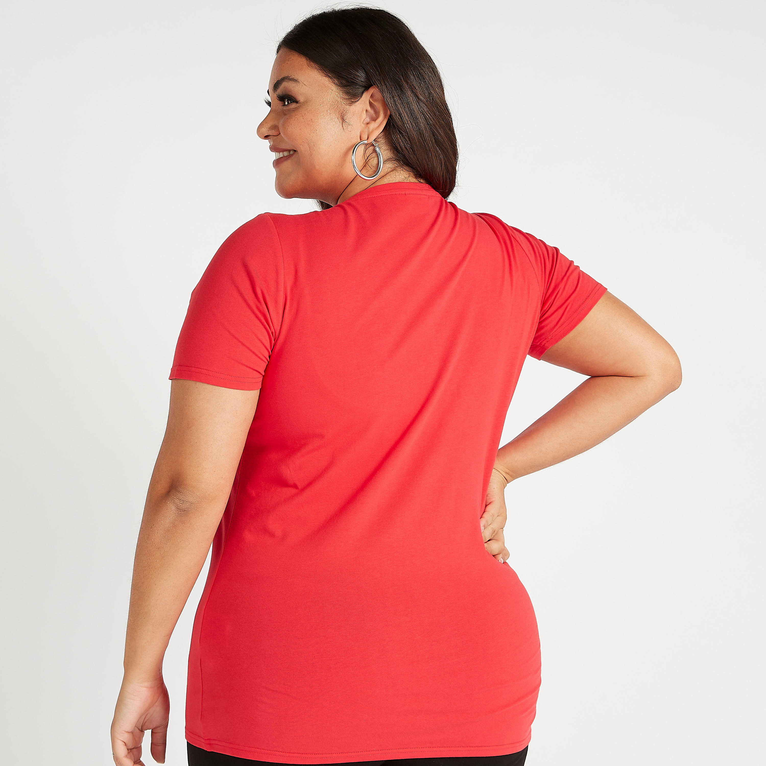 تيشيرت مستدام بأكمام قصيرة وطبعات ميني ماوس-women-clothing-tshirts-image-4