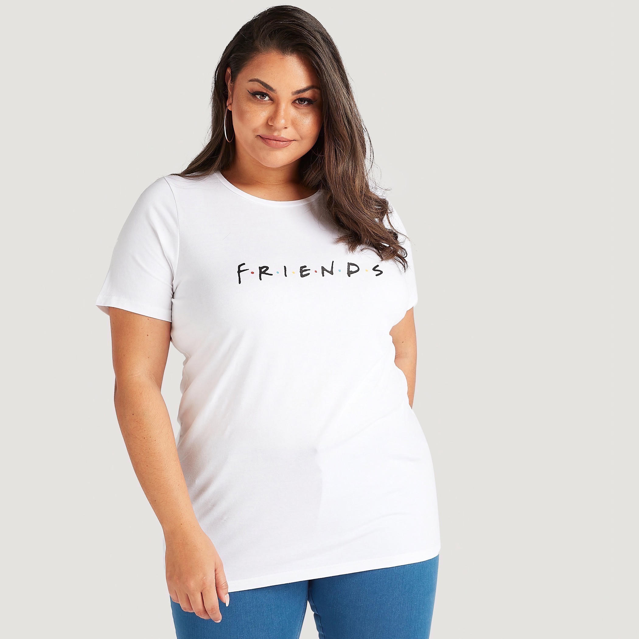 تيشيرت بياقة ضيّقة وأكمام قصيرة وطبعات-women-clothing-tshirts-image-1