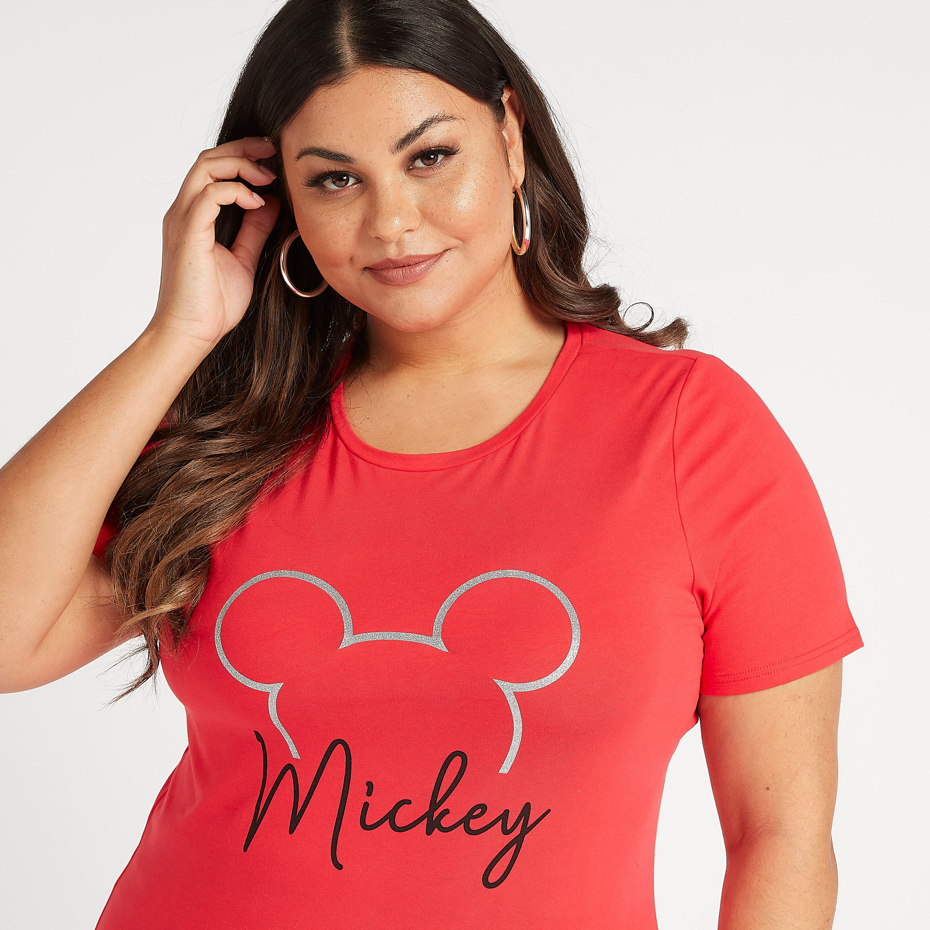 تيشيرت بأكمام قصيرة وطبعات ميني ماوس-women-clothing-tshirts-image-4
