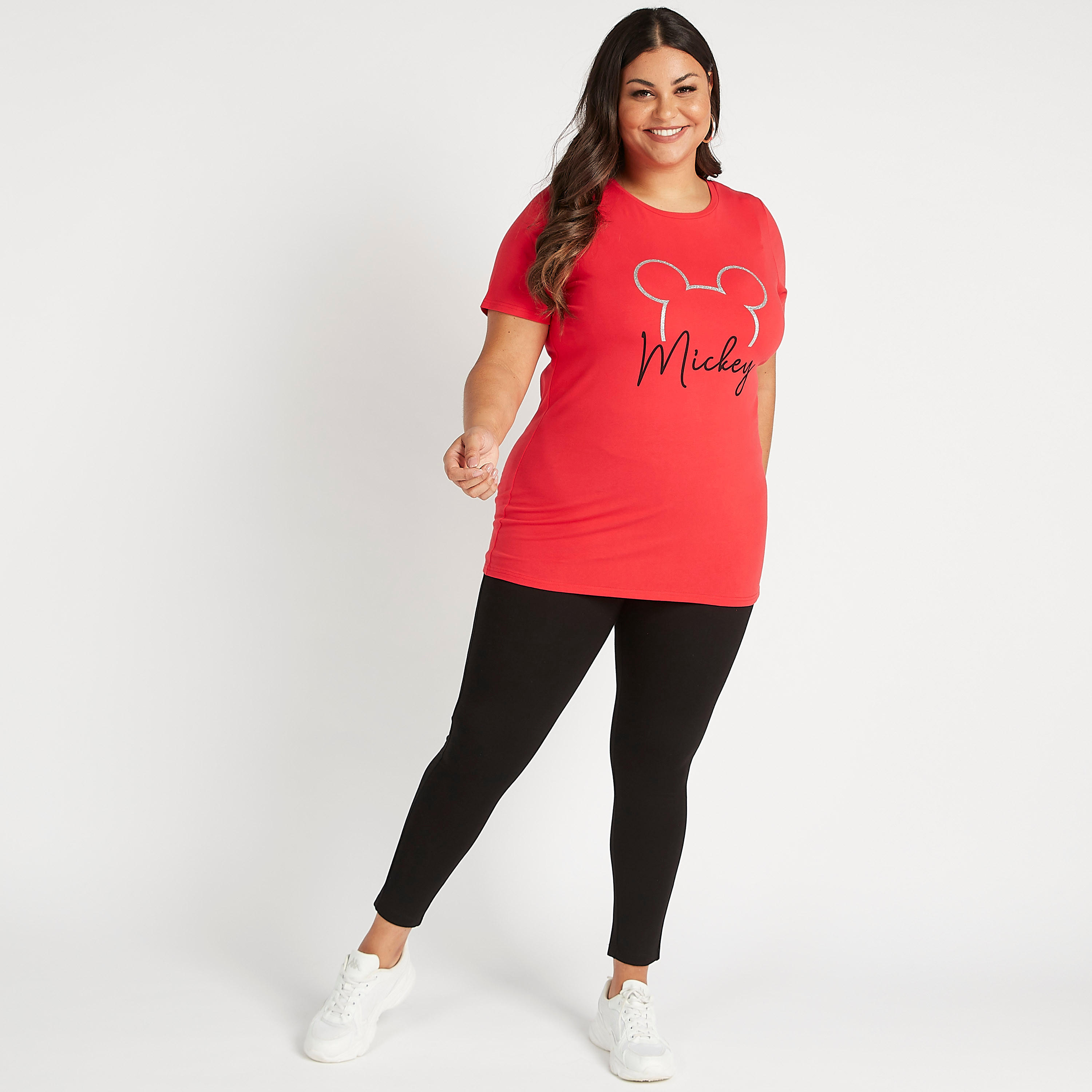 تيشيرت بأكمام قصيرة وطبعات ميني ماوس-women-clothing-tshirts-image-3